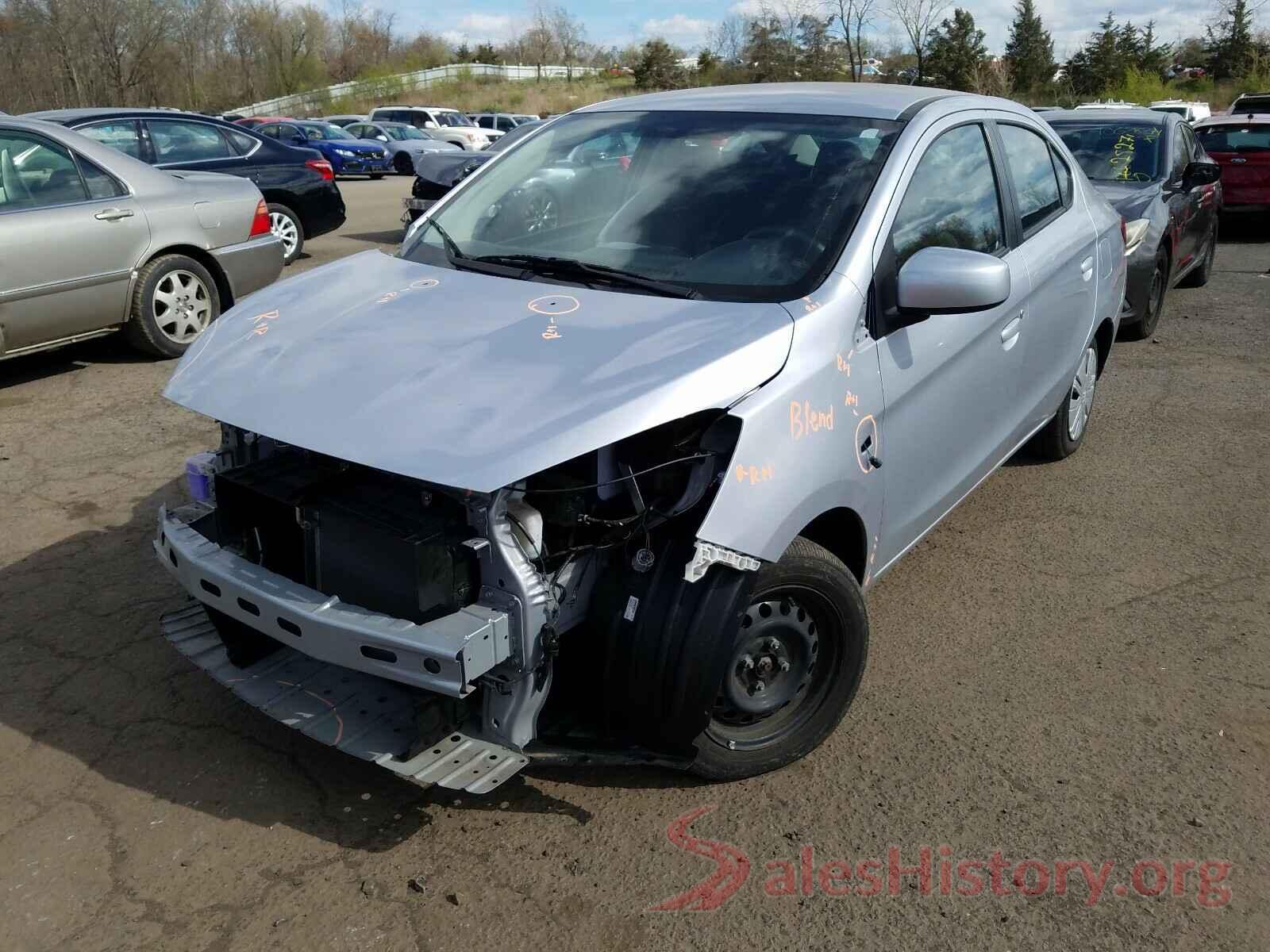 ML32F3FJ5KHF14851 2019 MITSUBISHI MIRAGE