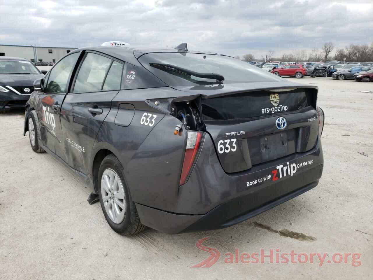 JTDKBRFU1G3517964 2016 TOYOTA PRIUS