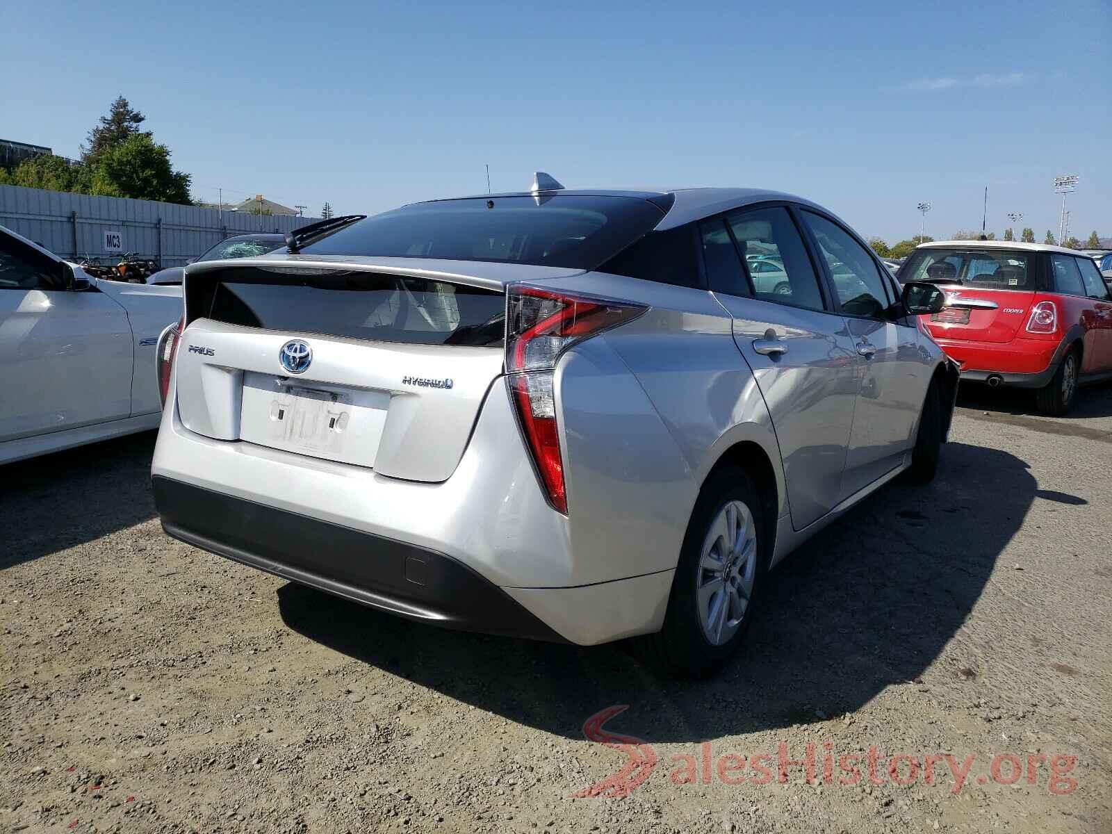 JTDKBRFU5G3007732 2016 TOYOTA PRIUS