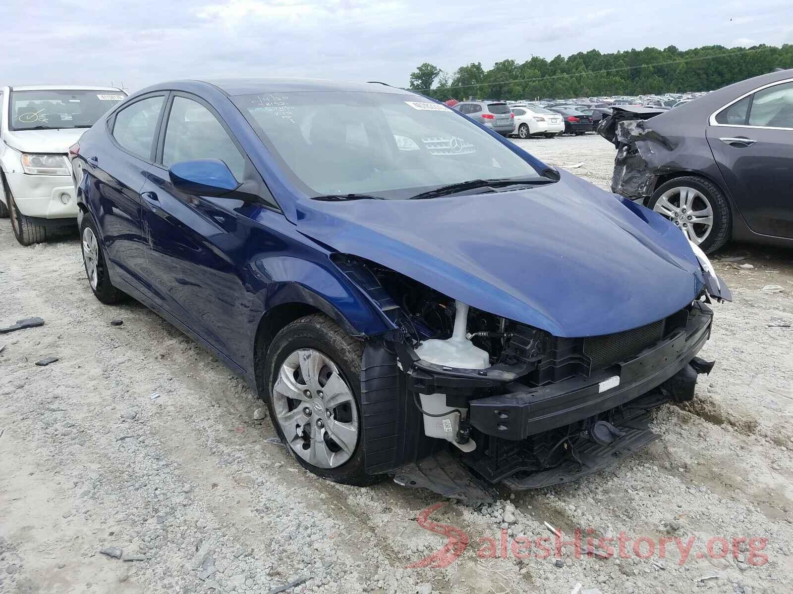 5NPDH4AE7GH745739 2016 HYUNDAI ELANTRA