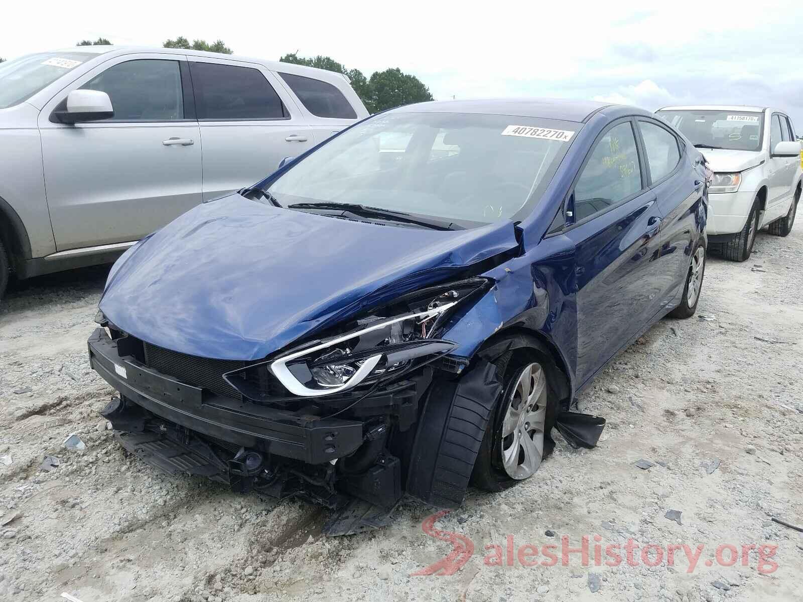 5NPDH4AE7GH745739 2016 HYUNDAI ELANTRA