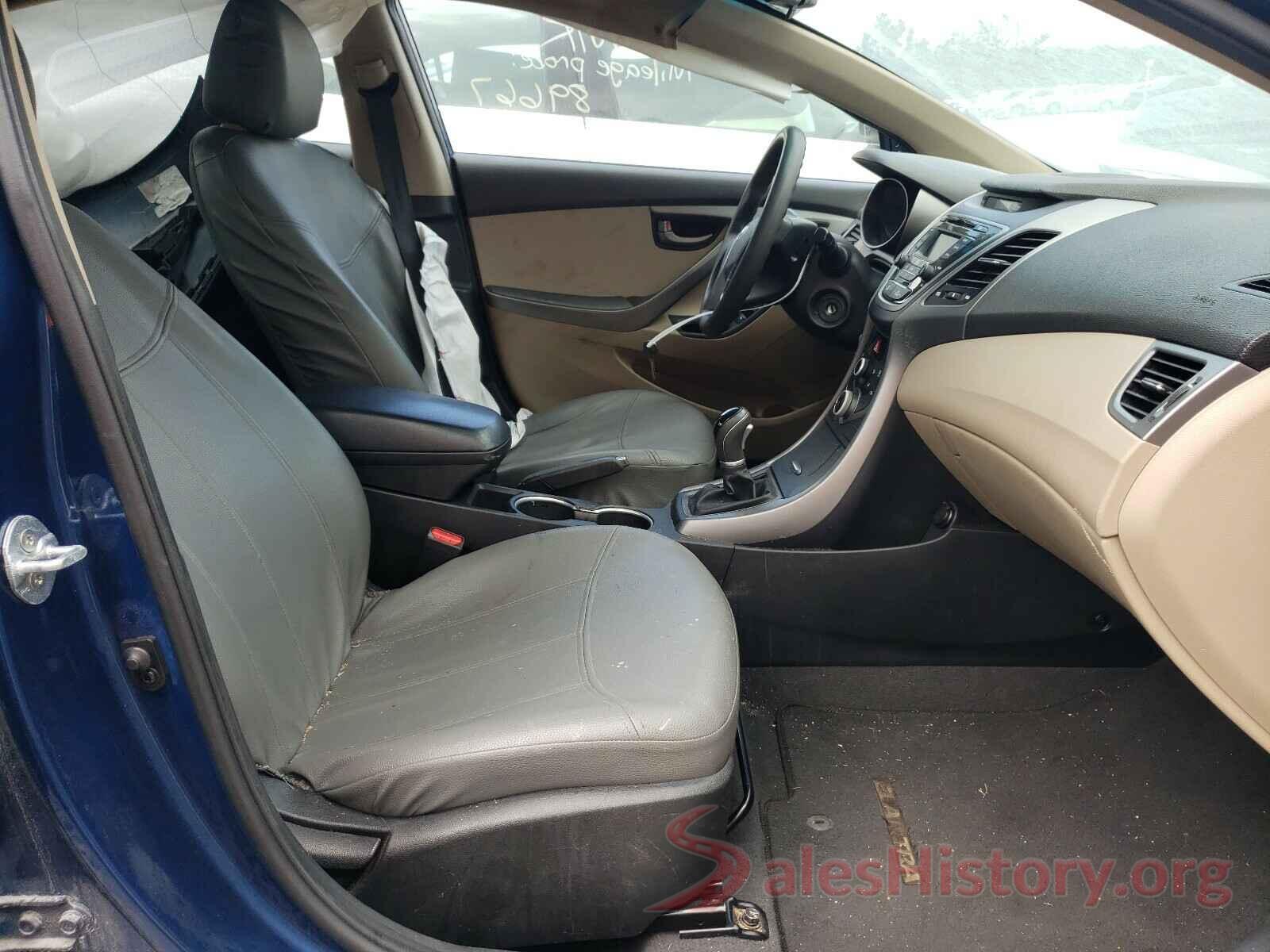 5NPDH4AE7GH745739 2016 HYUNDAI ELANTRA