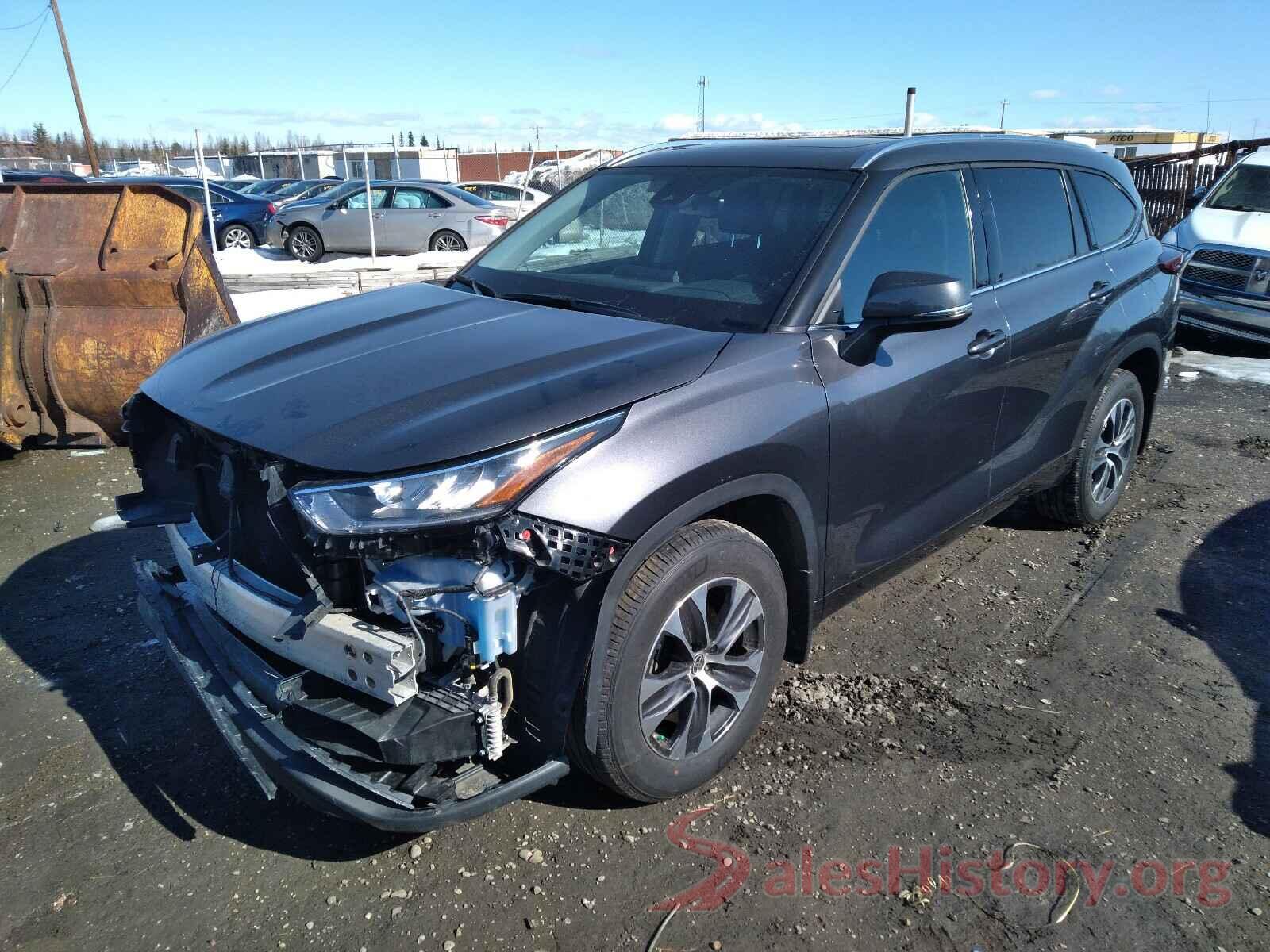 5TDGZRBH8LS509007 2020 TOYOTA HIGHLANDER