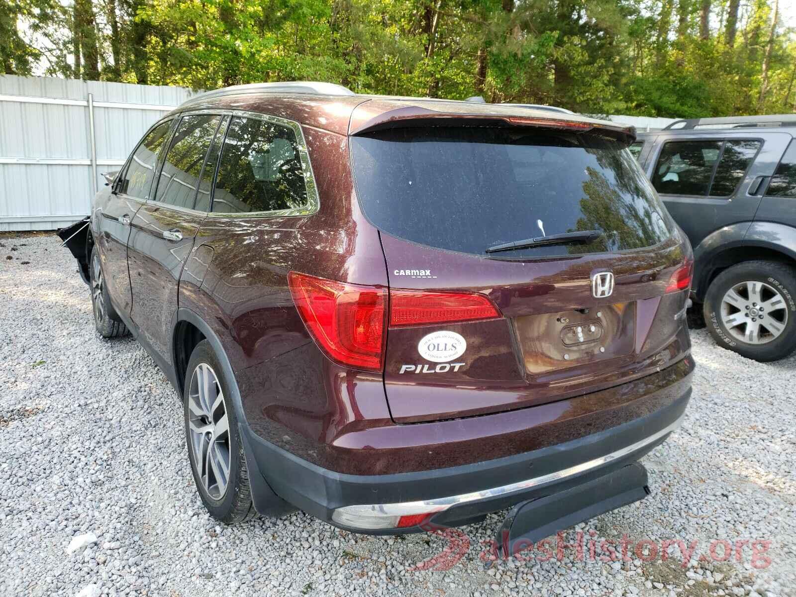 5FNYF5H9XGB046772 2016 HONDA PILOT