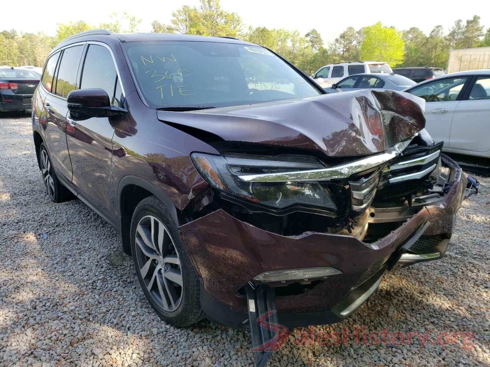 5FNYF5H9XGB046772 2016 HONDA PILOT