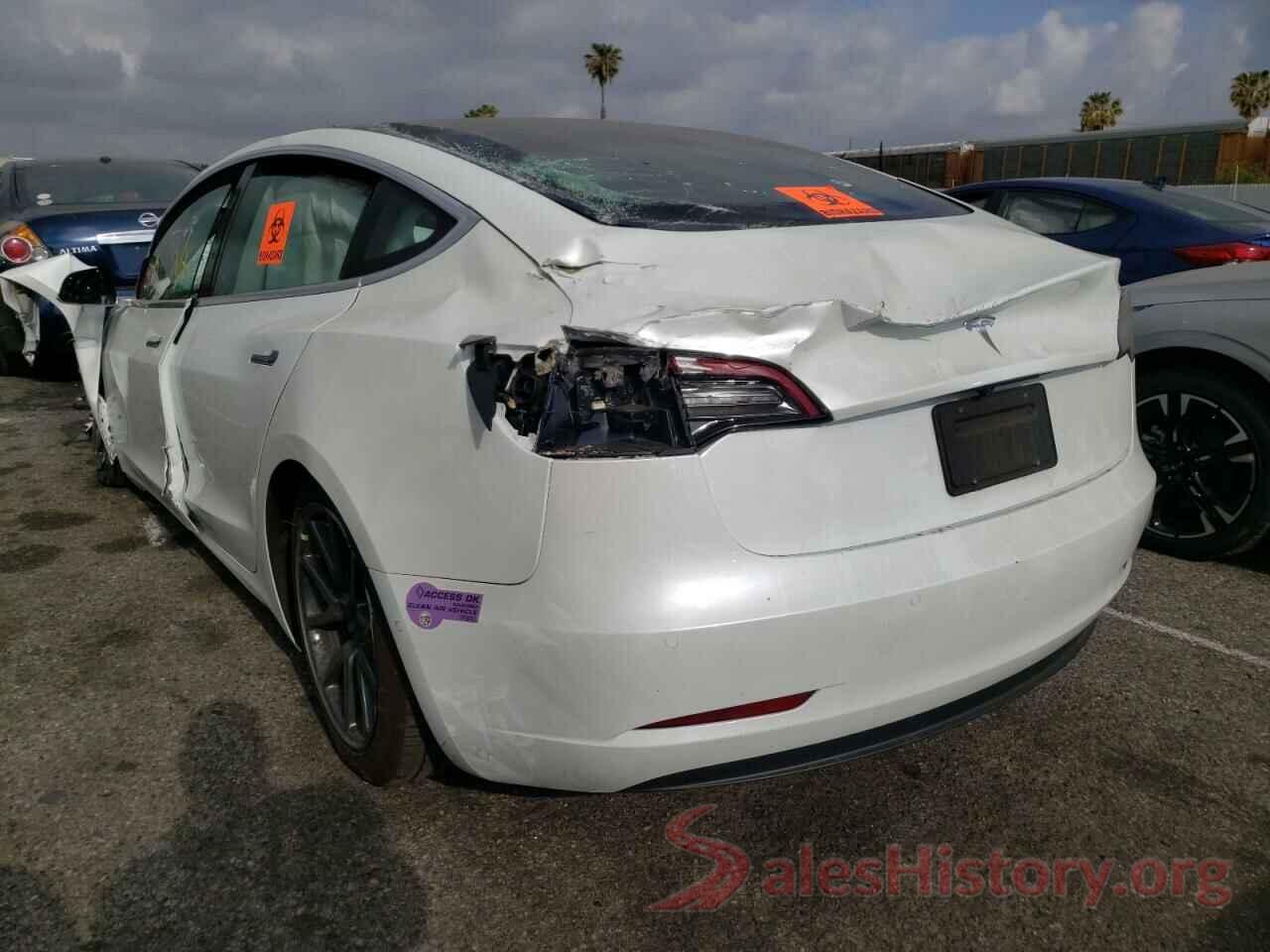 5YJ3E1EA6KF326492 2019 TESLA MODEL 3