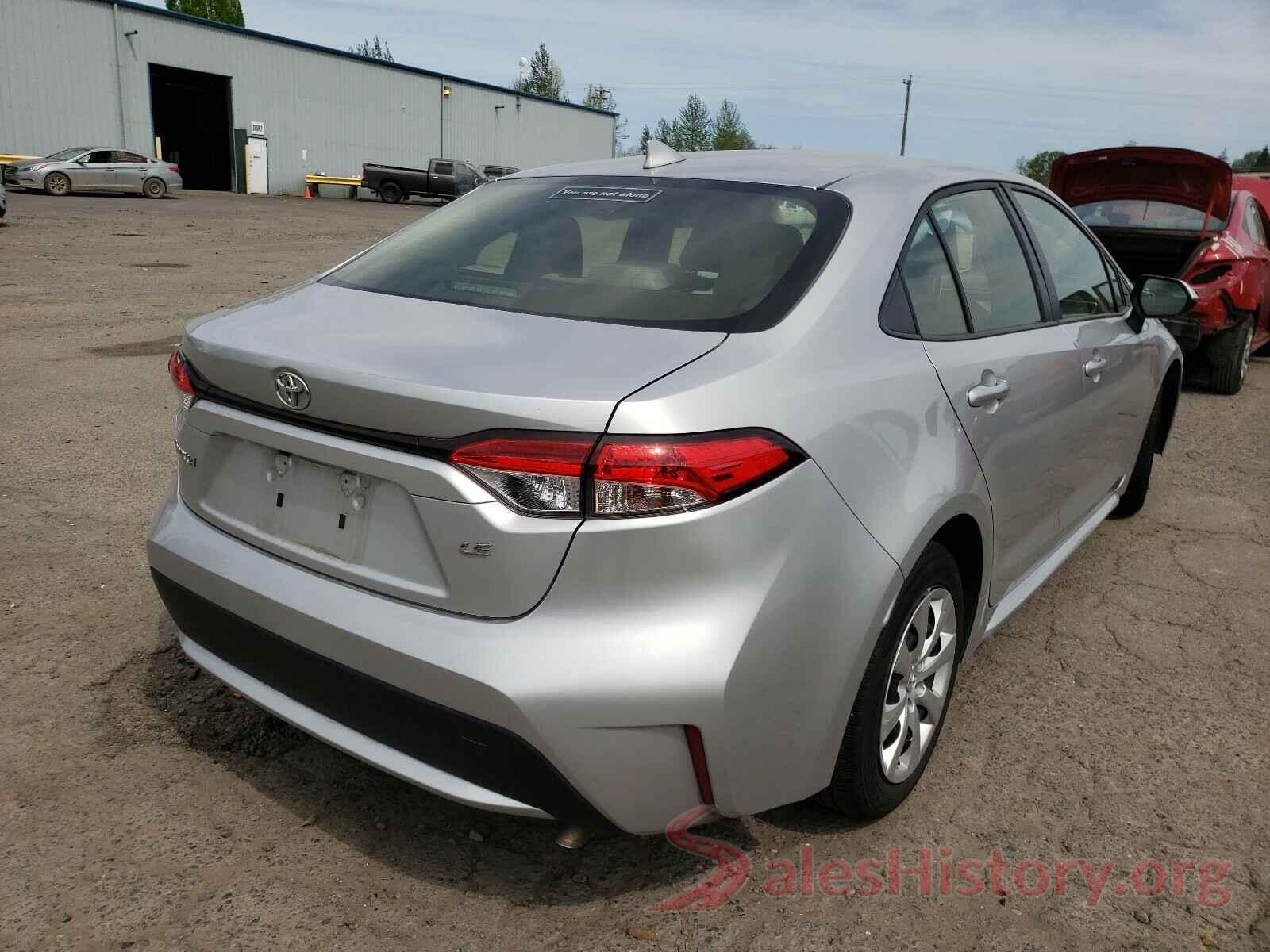 JTDEPRAEXLJ087033 2020 TOYOTA COROLLA