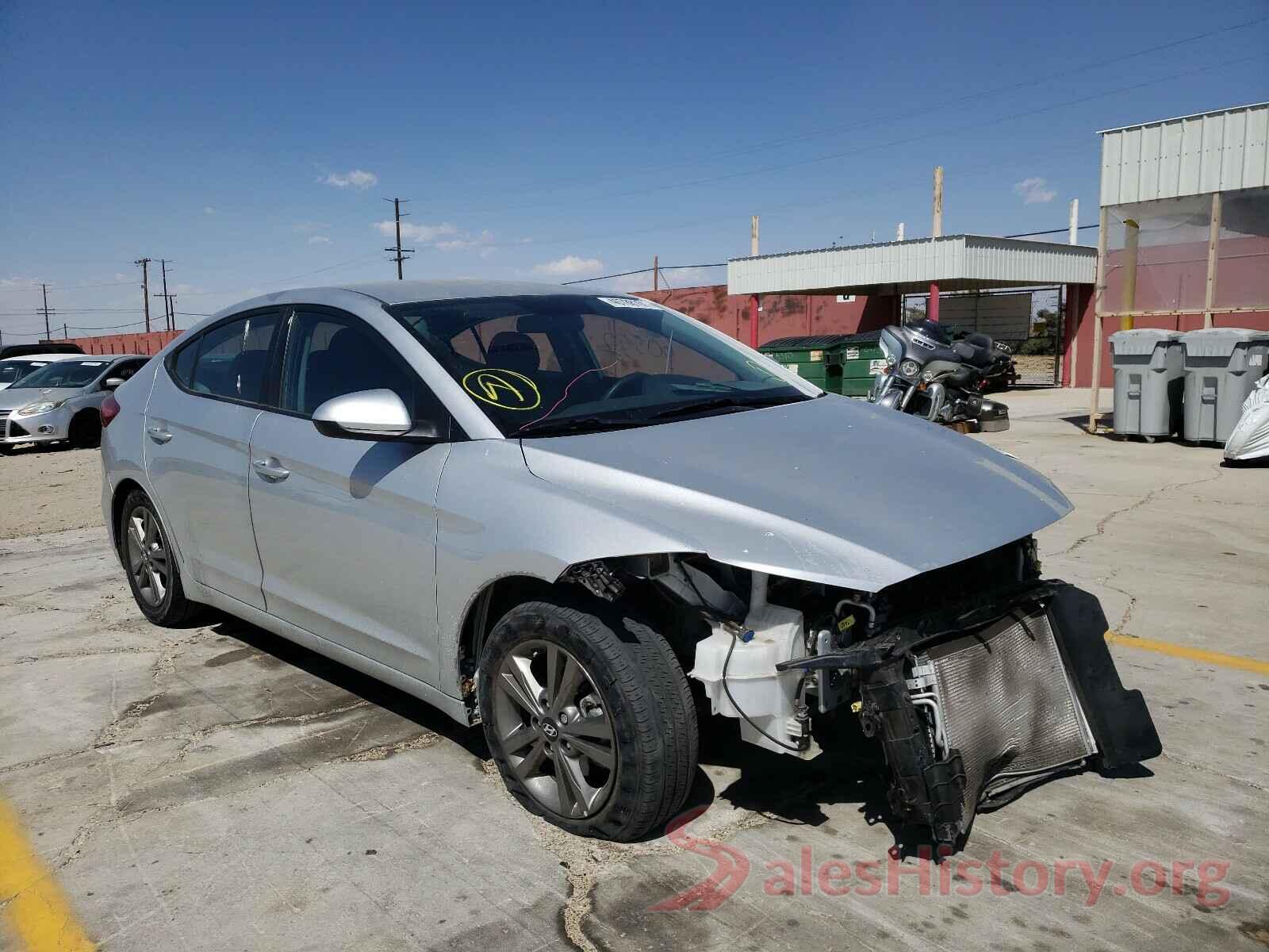 5NPD84LF8JH393848 2018 HYUNDAI ELANTRA