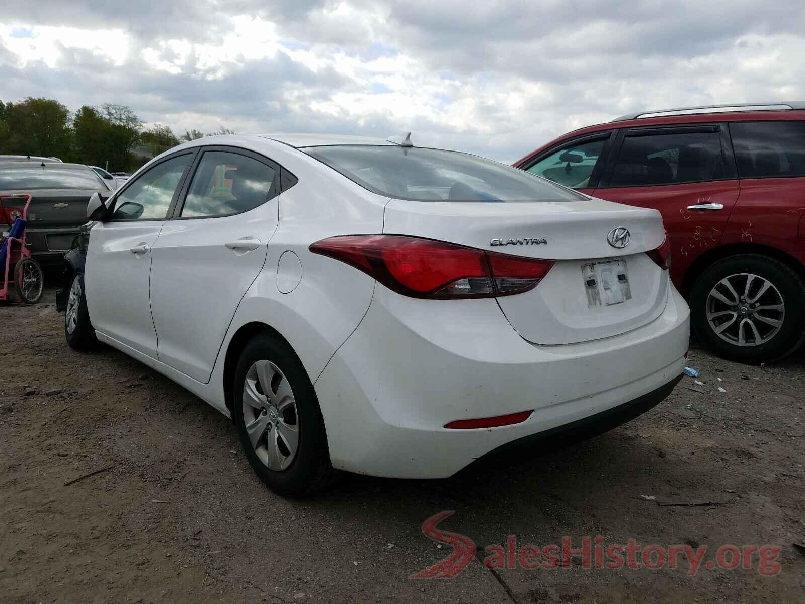 5NPDH4AE1GH695551 2016 HYUNDAI ELANTRA