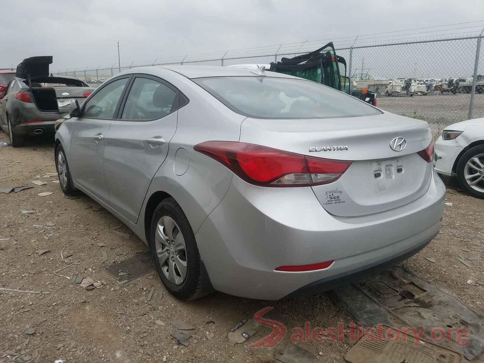 KMHDH4AE8GU483702 2016 HYUNDAI ELANTRA