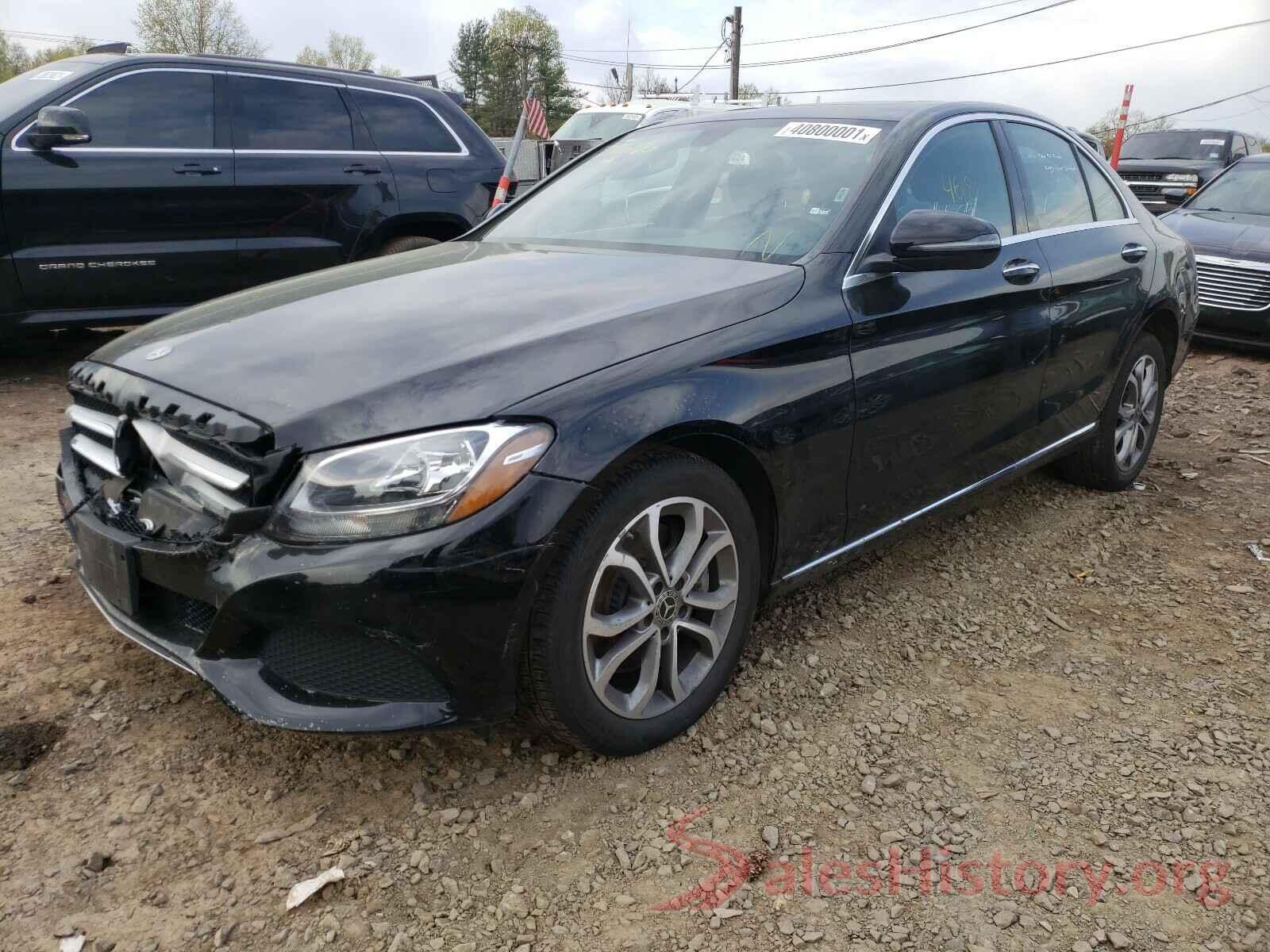 55SWF4KB2JU270525 2018 MERCEDES-BENZ C CLASS