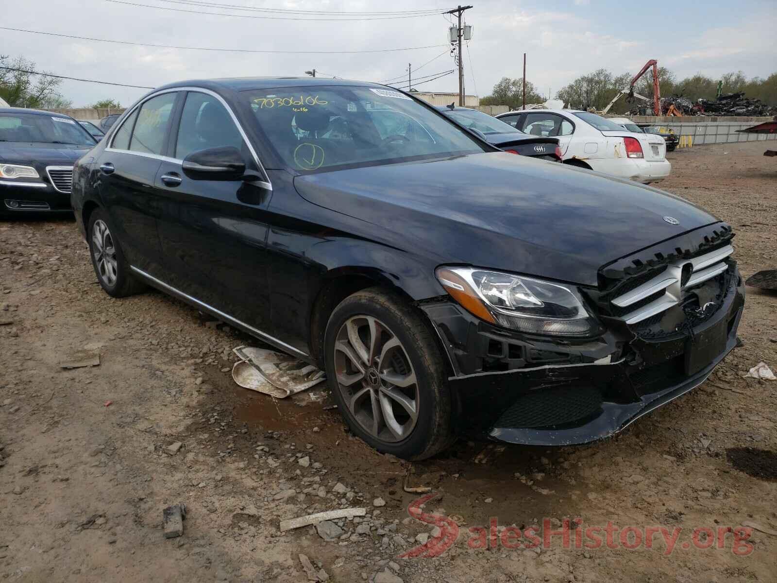 55SWF4KB2JU270525 2018 MERCEDES-BENZ C CLASS