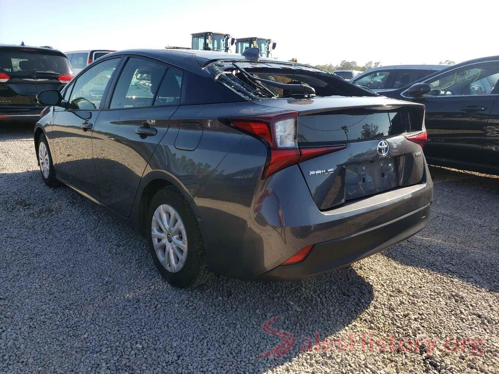 JTDKARFU7L3114651 2020 TOYOTA PRIUS