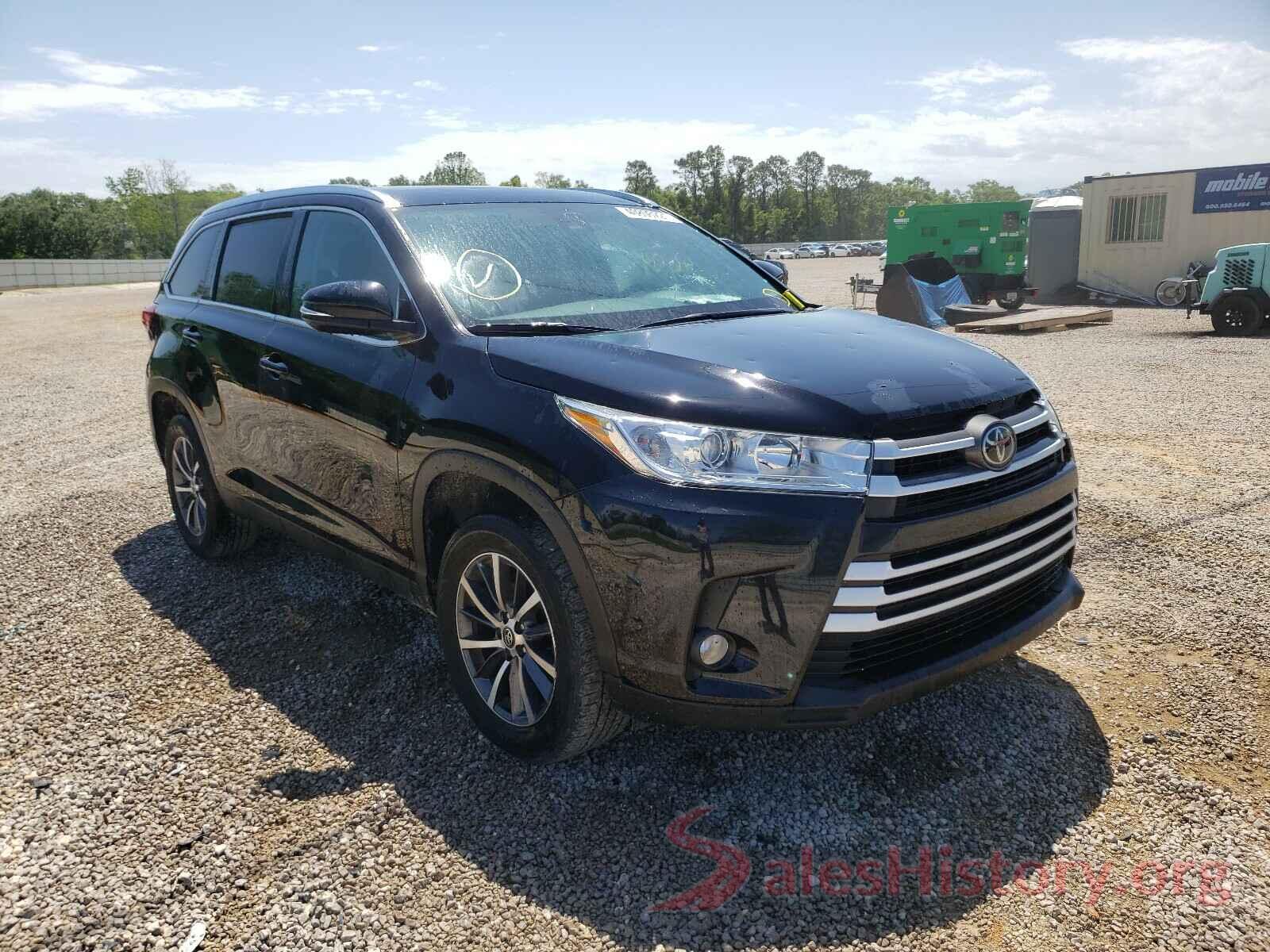 5TDKZRFH8KS552720 2019 TOYOTA HIGHLANDER