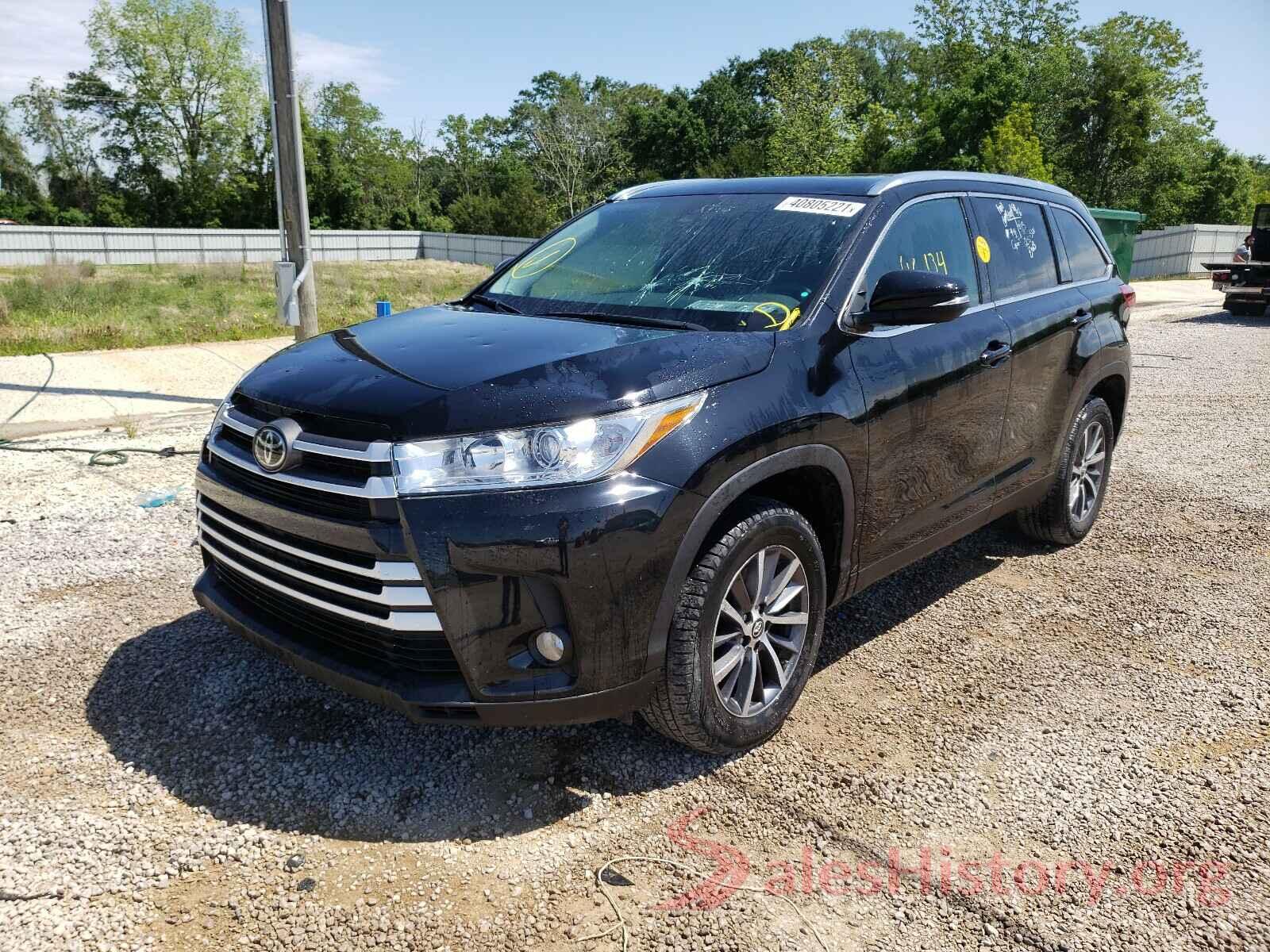 5TDKZRFH8KS552720 2019 TOYOTA HIGHLANDER