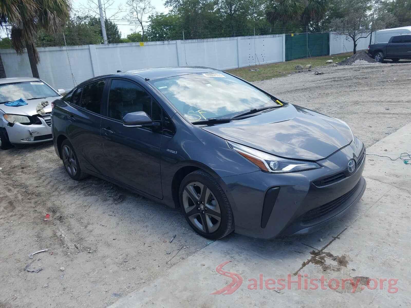 JTDKARFU3K3081825 2019 TOYOTA PRIUS