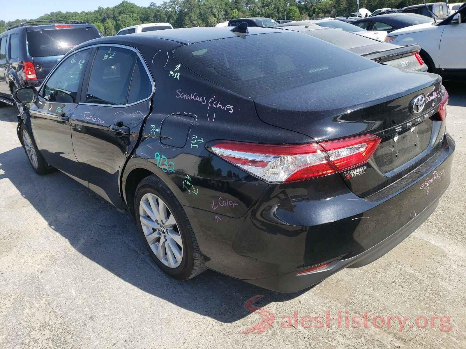 4T1B11HK1KU780812 2019 TOYOTA CAMRY