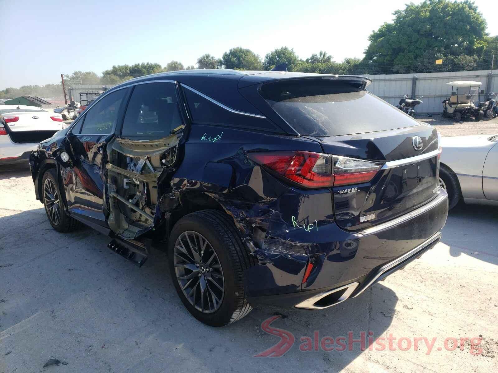 2T2BZMCA6HC123941 2017 LEXUS RX350