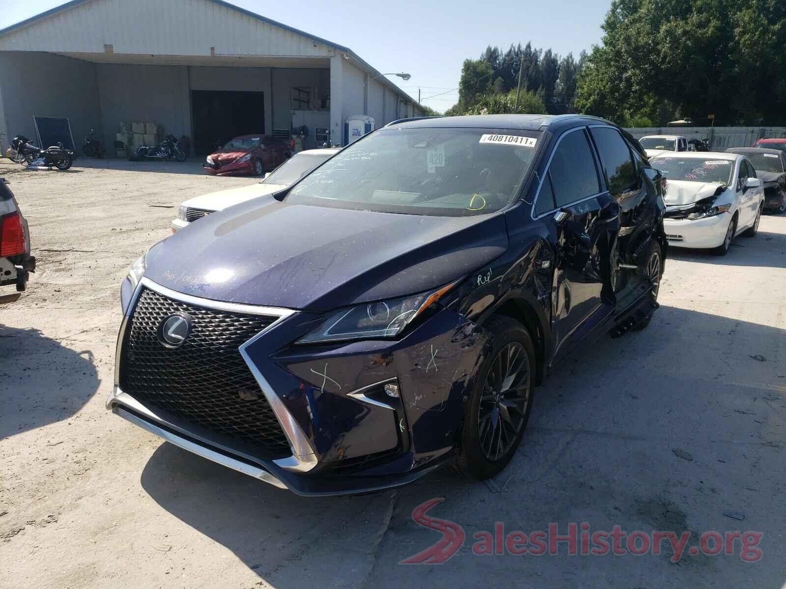 2T2BZMCA6HC123941 2017 LEXUS RX350