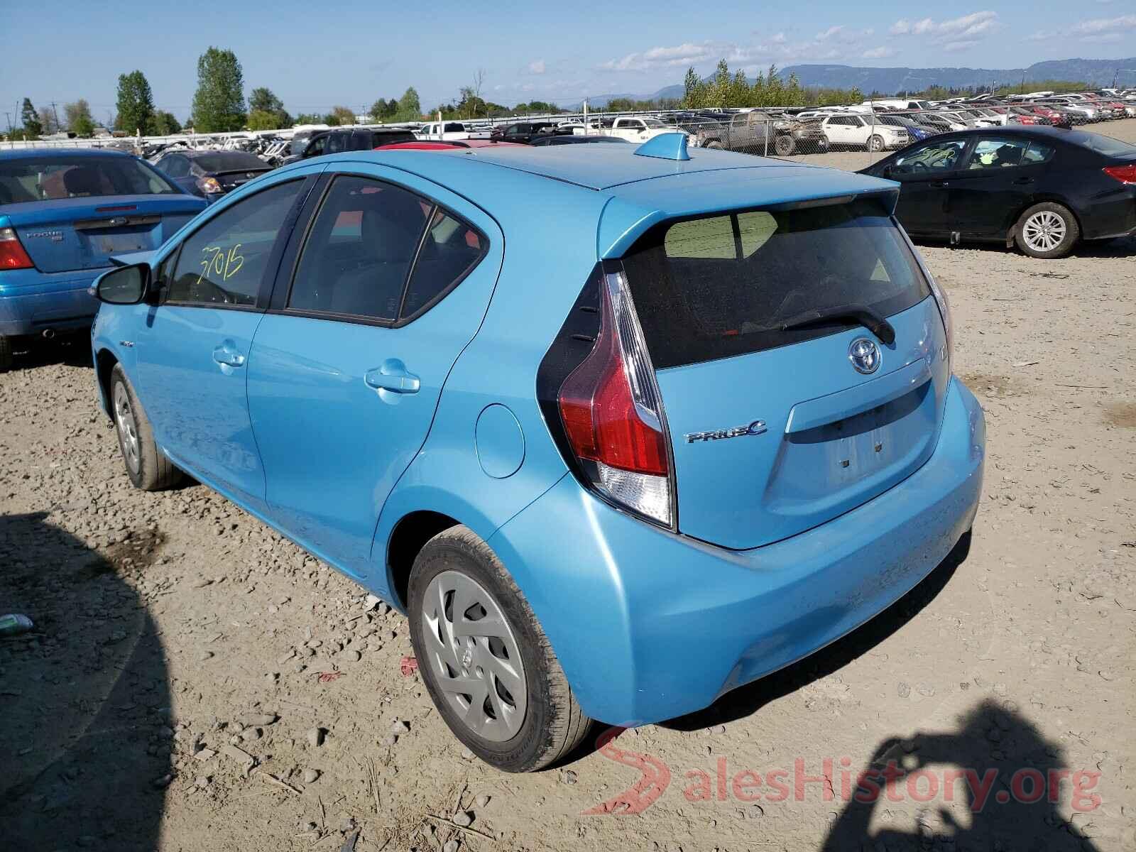 JTDKDTB39G1139943 2016 TOYOTA PRIUS