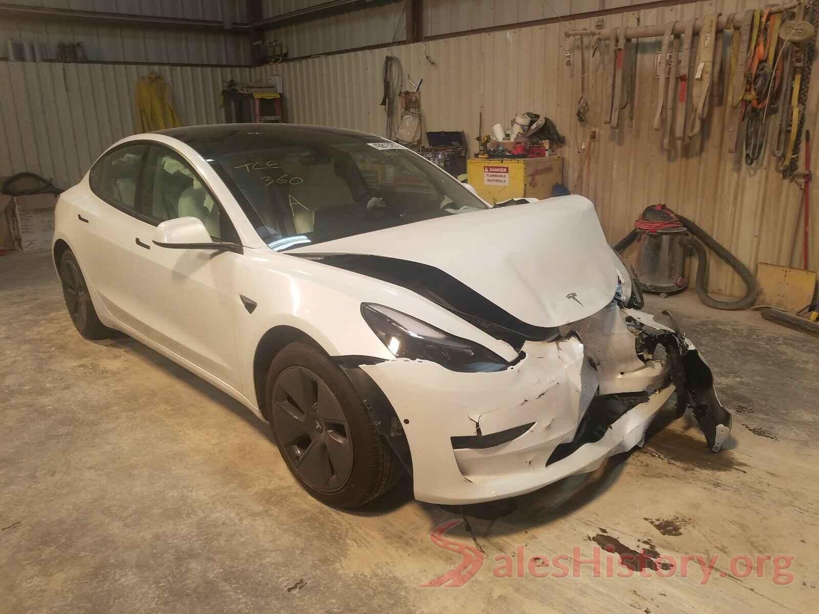 5YJ3E1EA8MF917314 2021 TESLA MODEL 3