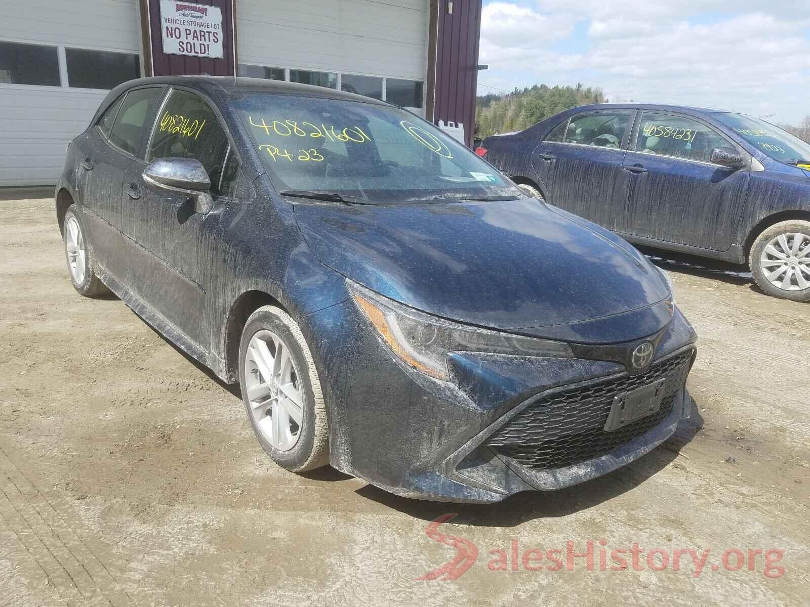 JTNK4RBE6K3059643 2019 TOYOTA COROLLA