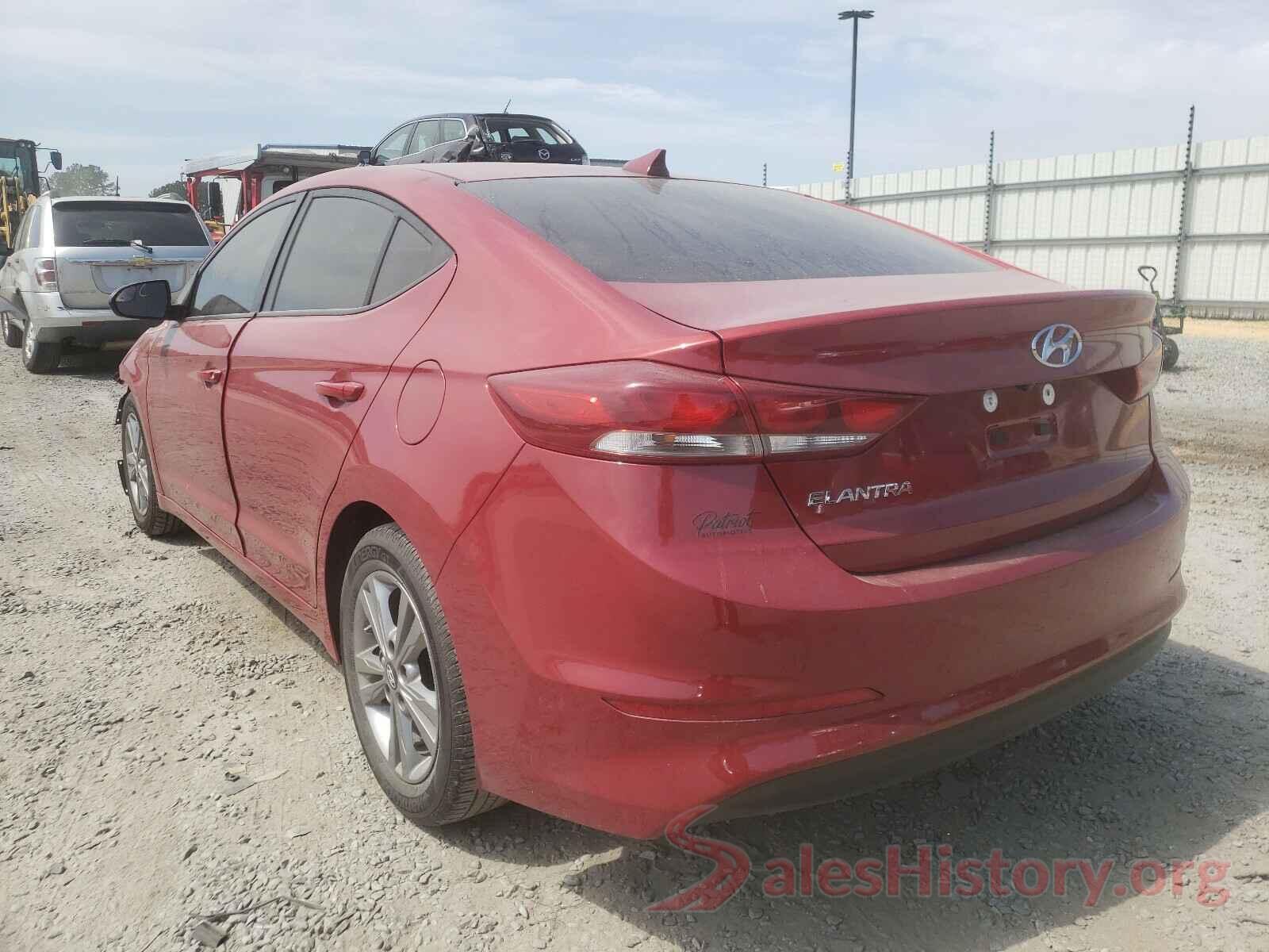 KMHD84LF9HU060117 2017 HYUNDAI ELANTRA