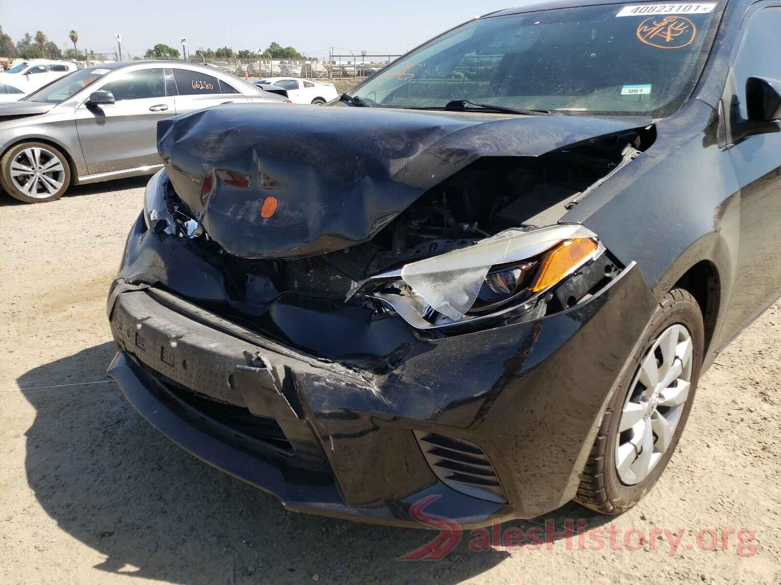 5YFBURHE6GP536307 2016 TOYOTA COROLLA