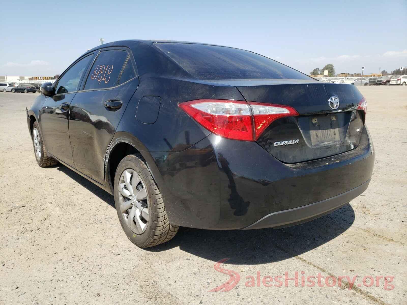 5YFBURHE6GP536307 2016 TOYOTA COROLLA