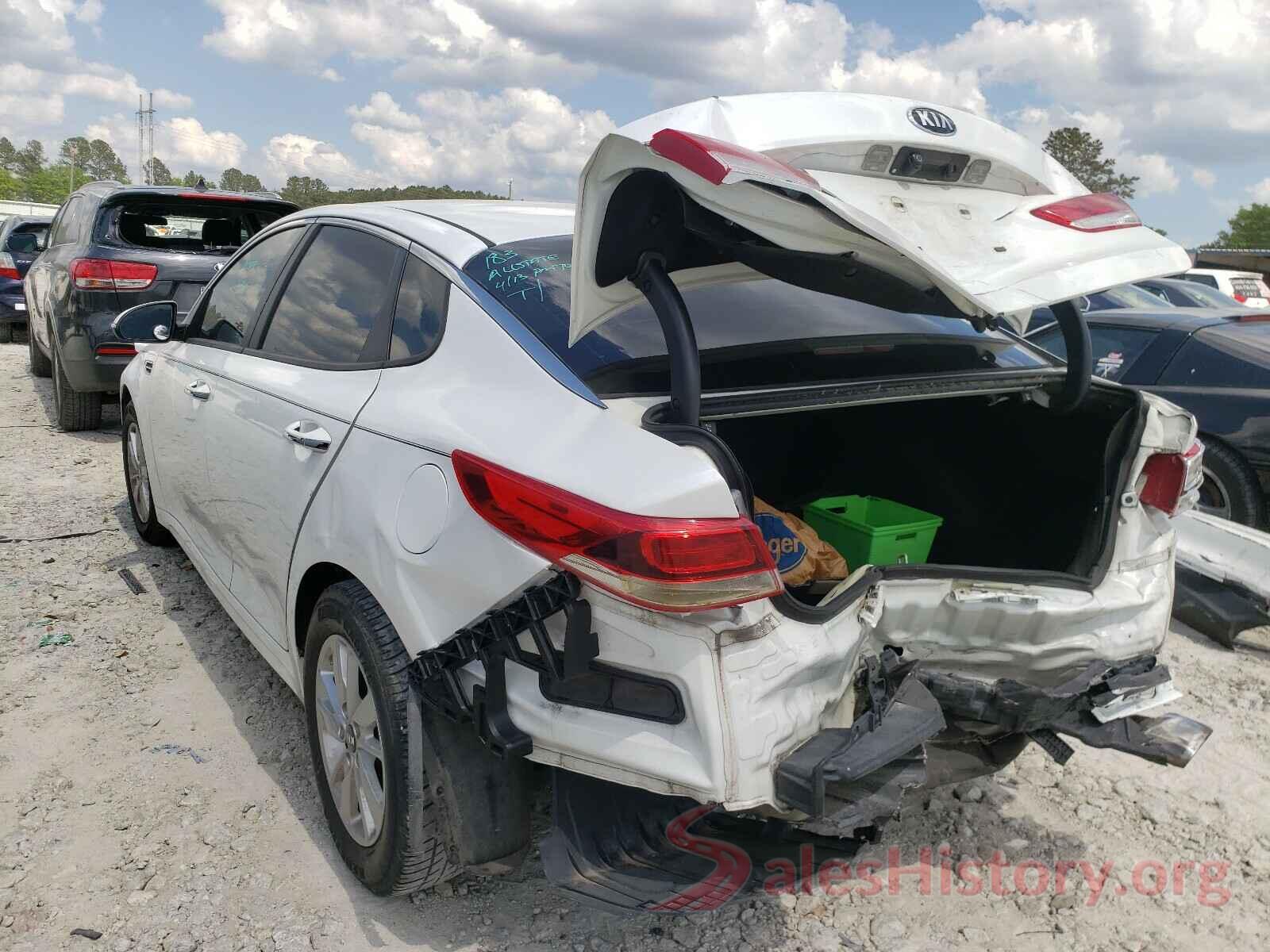 KNAGT4L34G5107226 2016 KIA OPTIMA