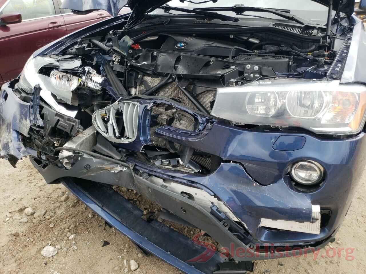 5UXWX9C5XH0T04187 2017 BMW X3