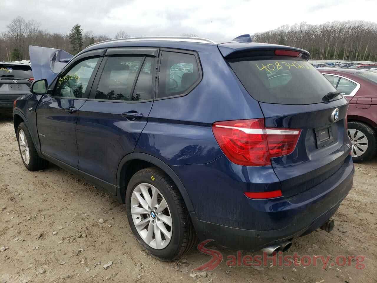 5UXWX9C5XH0T04187 2017 BMW X3