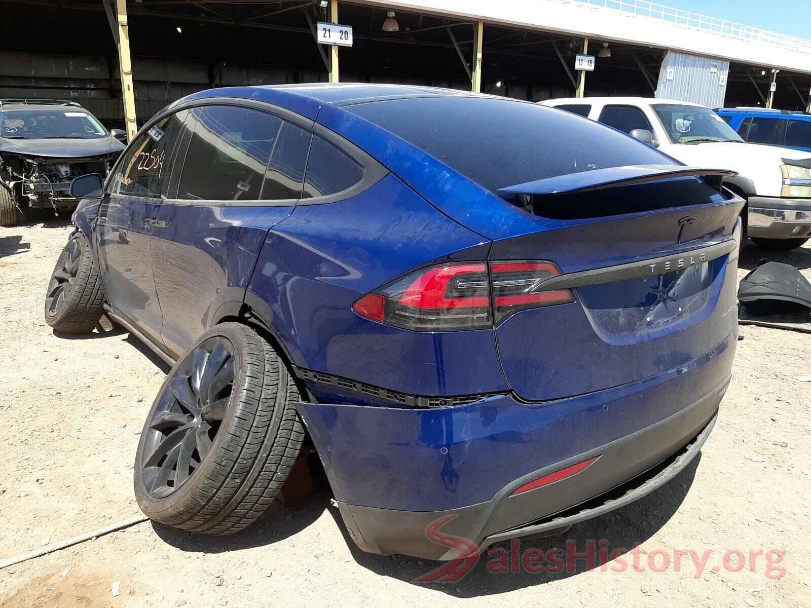 5YJXCBE27LF239658 2020 TESLA MODEL X