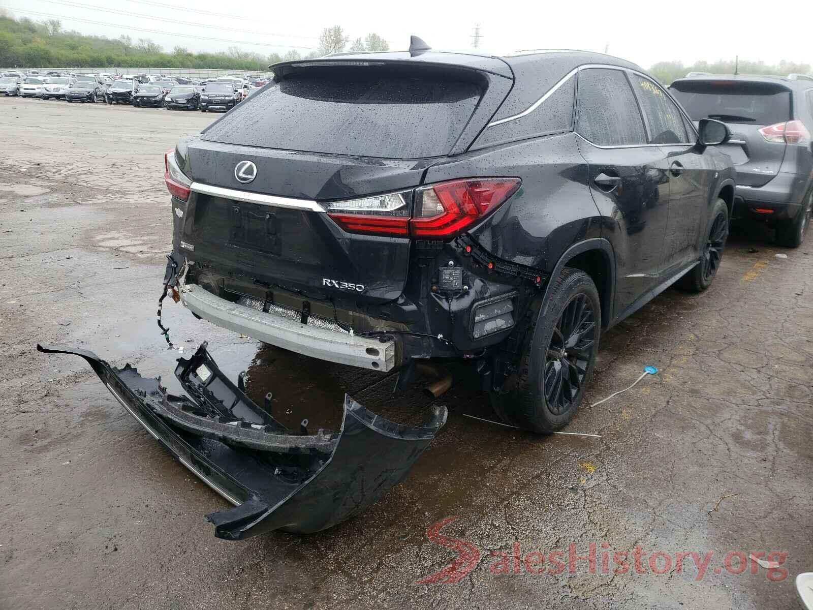 2T2BZMCA9GC039451 2016 LEXUS RX350