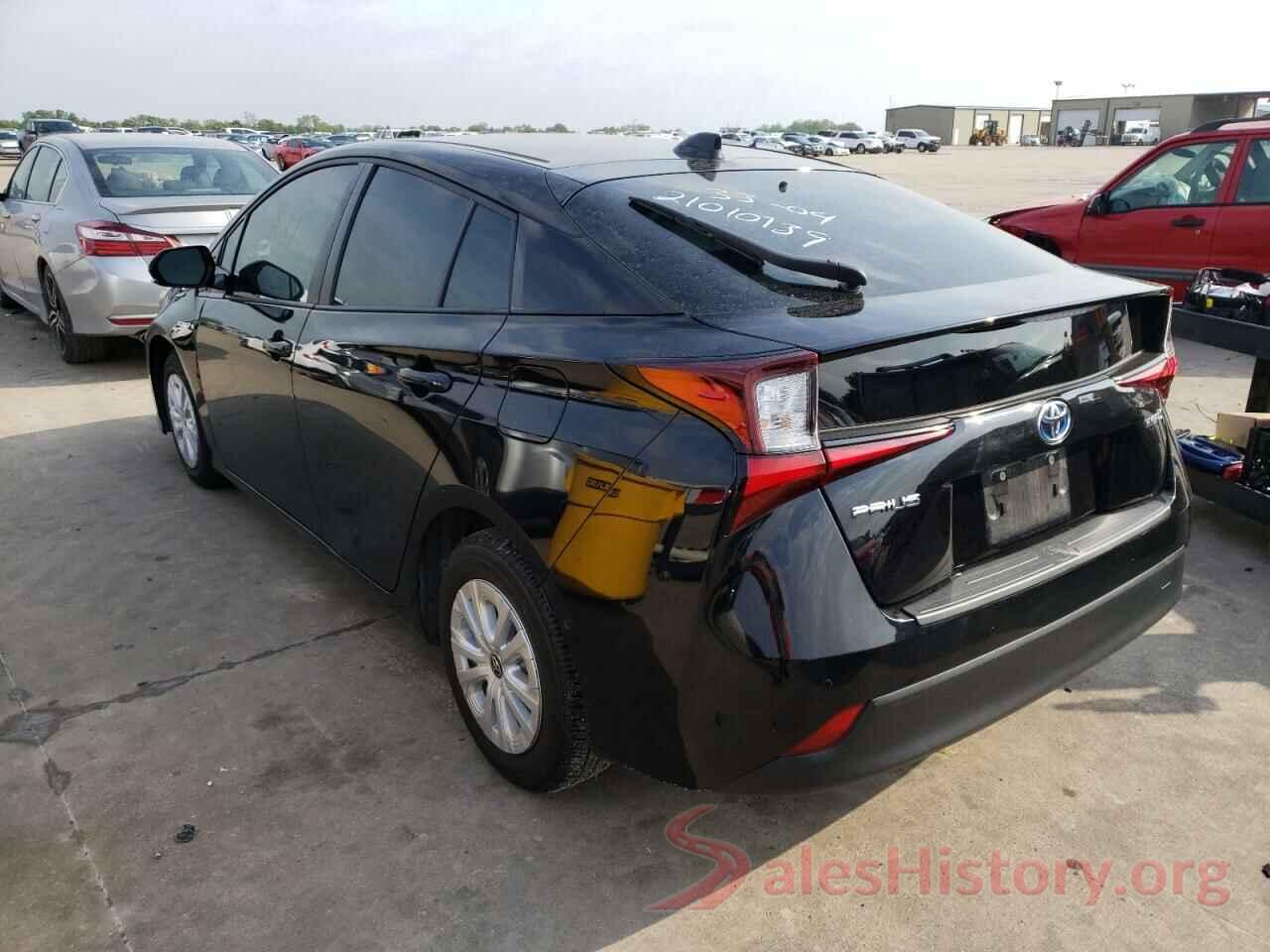 JTDKARFU3L3114274 2020 TOYOTA PRIUS