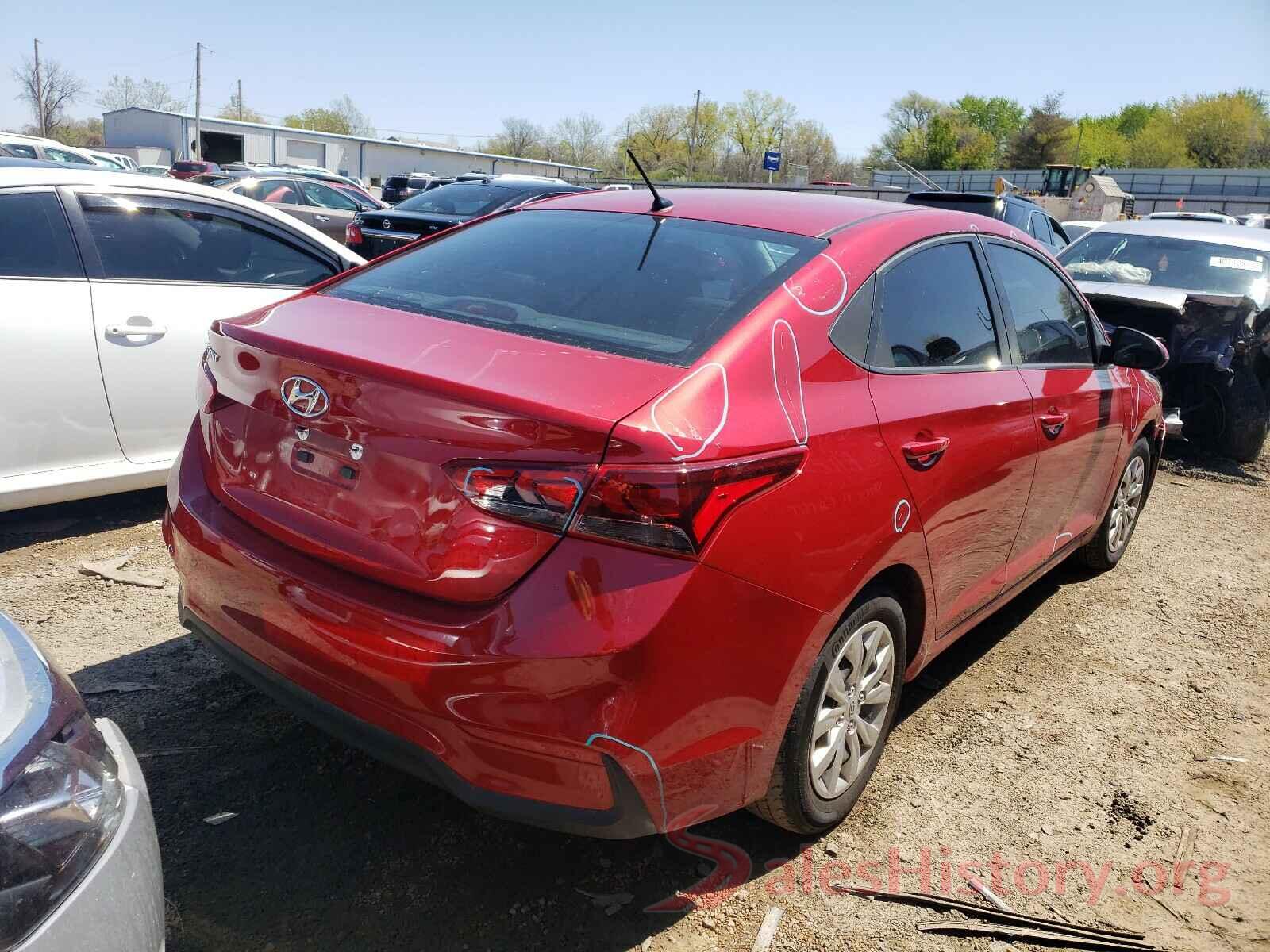 3KPC24A32KE070004 2019 HYUNDAI ACCENT