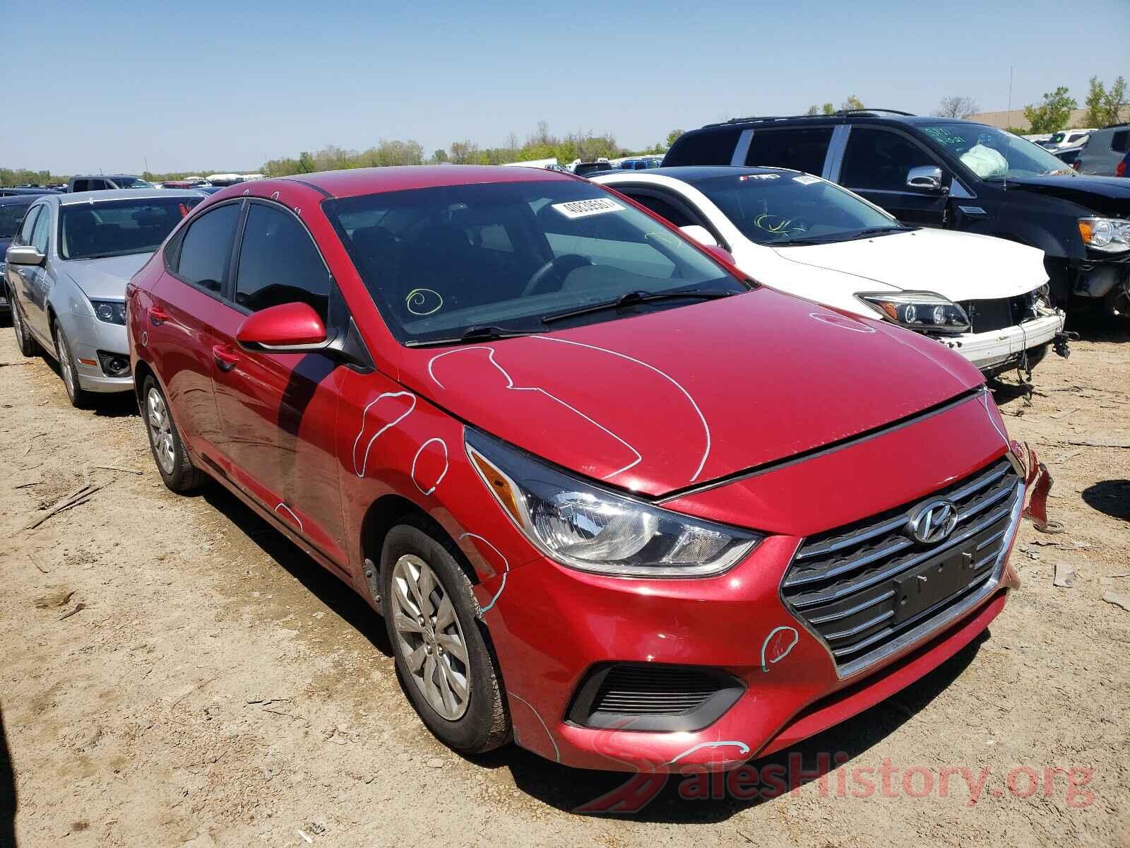 3KPC24A32KE070004 2019 HYUNDAI ACCENT