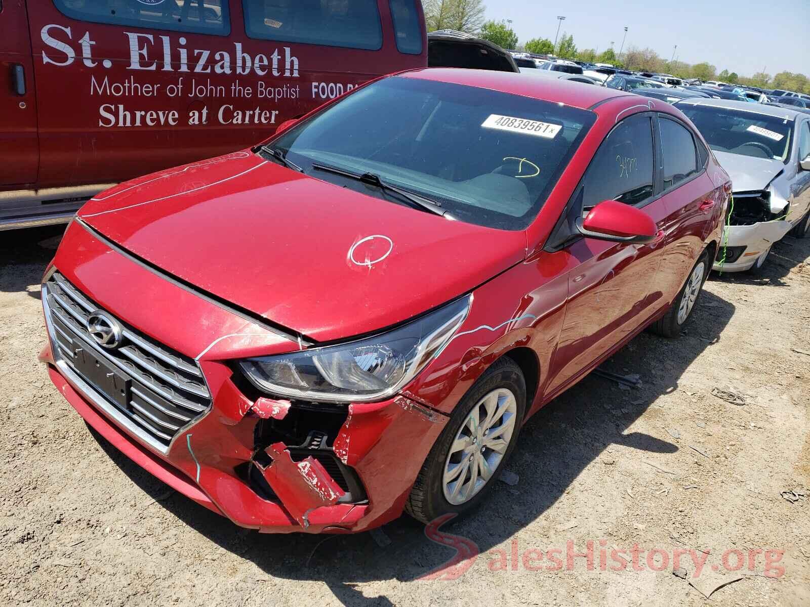 3KPC24A32KE070004 2019 HYUNDAI ACCENT