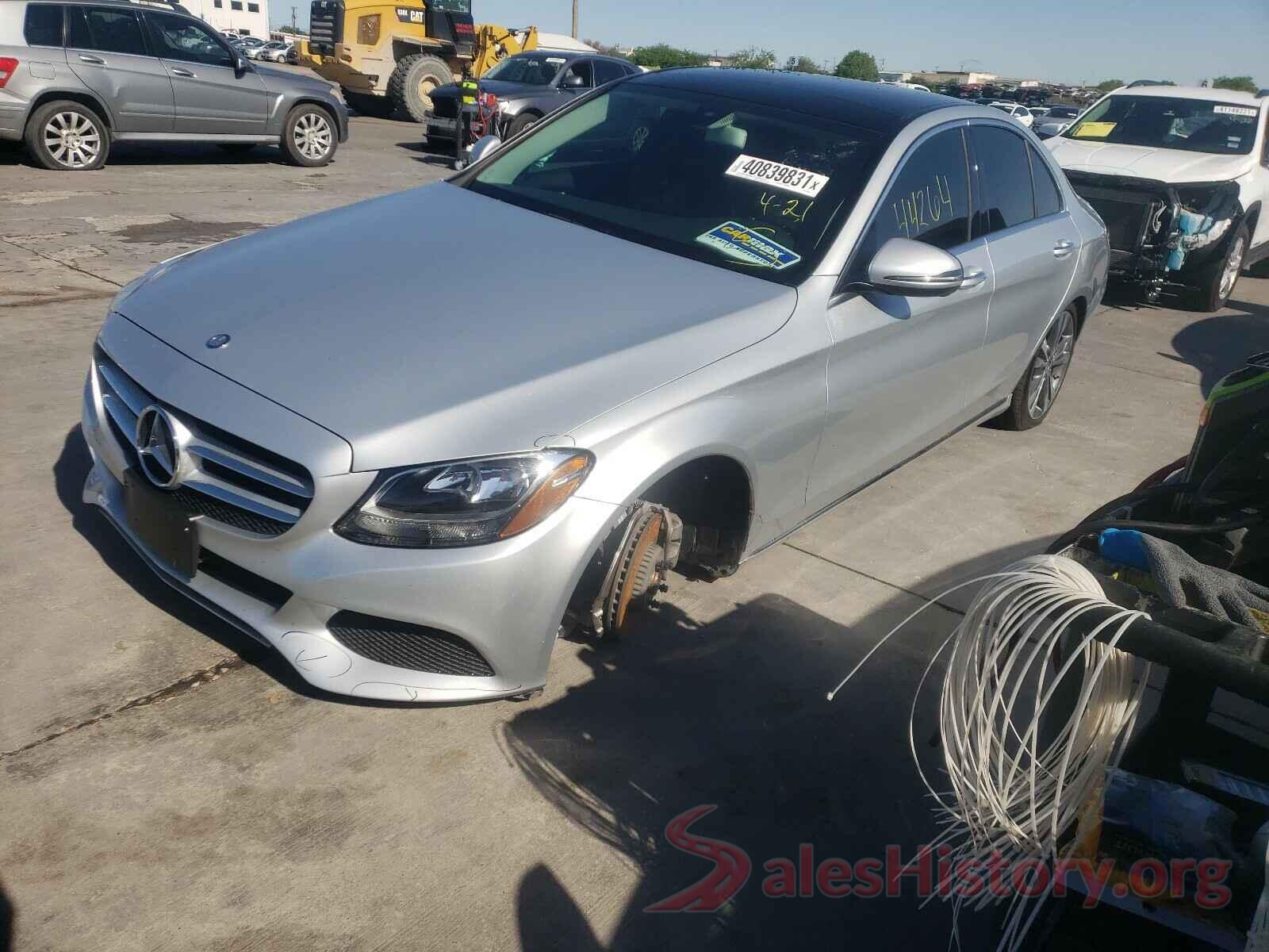 55SWF4JB1HU220503 2017 MERCEDES-BENZ C CLASS