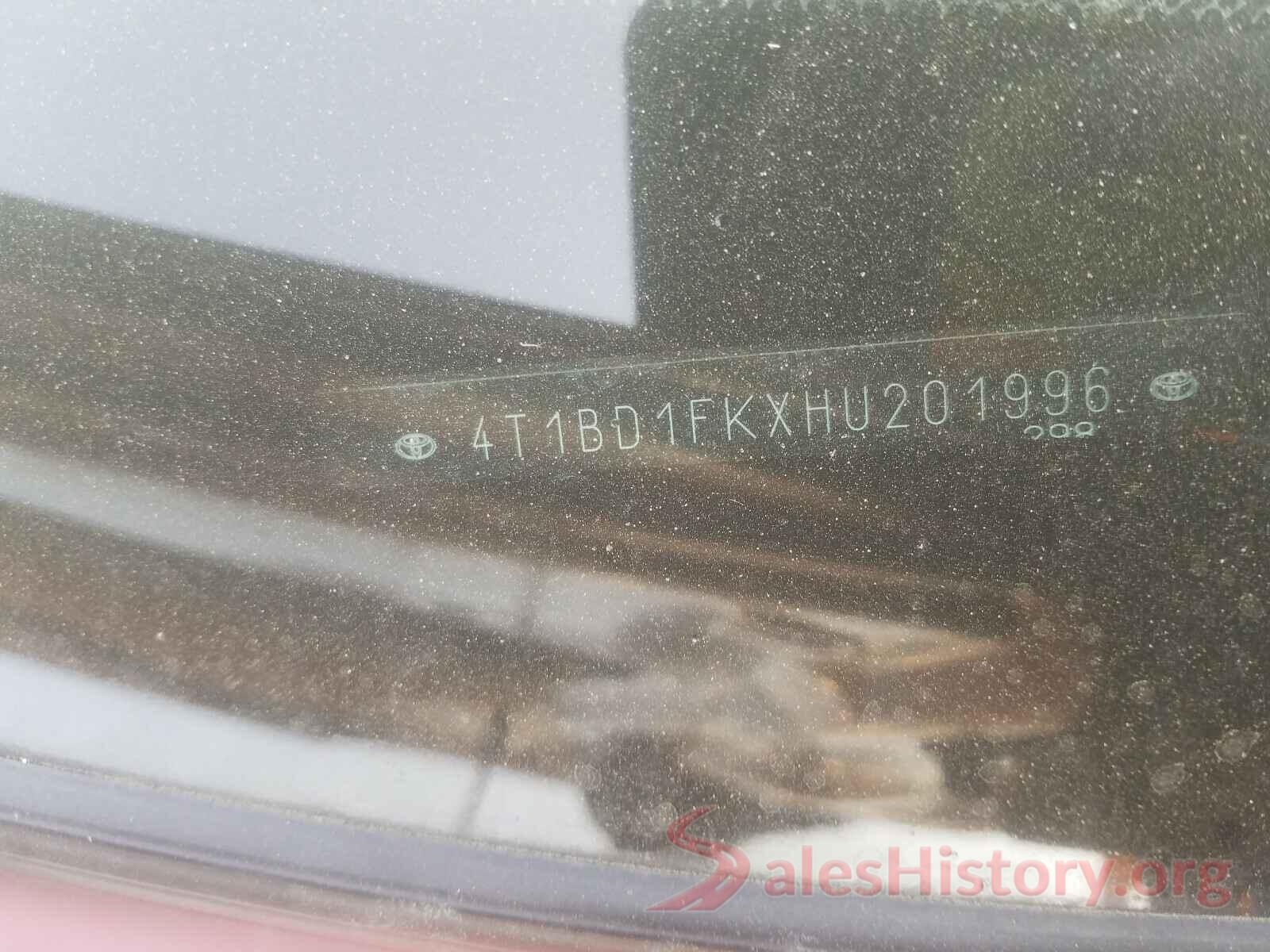 4T1BD1FKXHU201996 2017 TOYOTA CAMRY