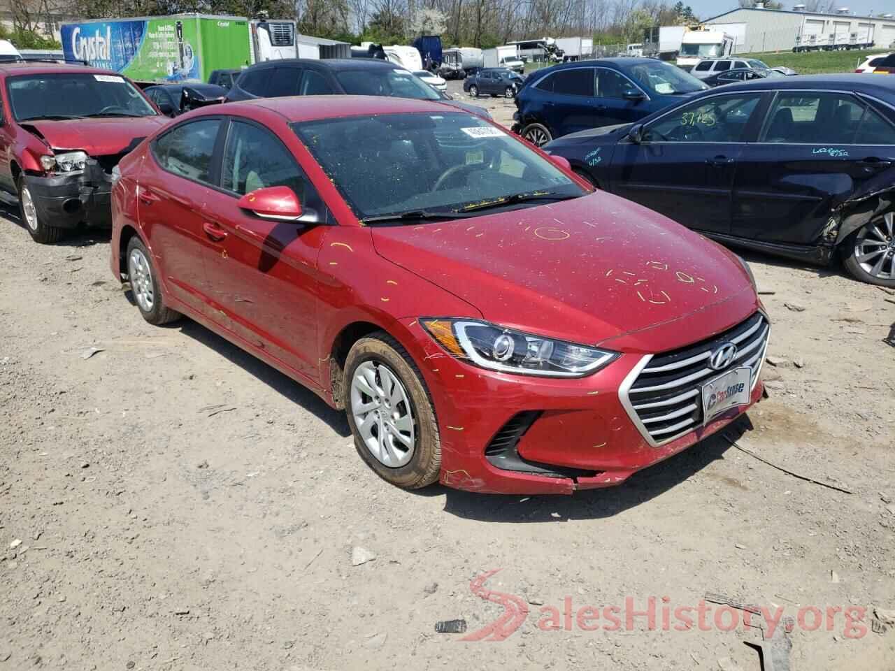 KMHD74LF1HU394550 2017 HYUNDAI ELANTRA