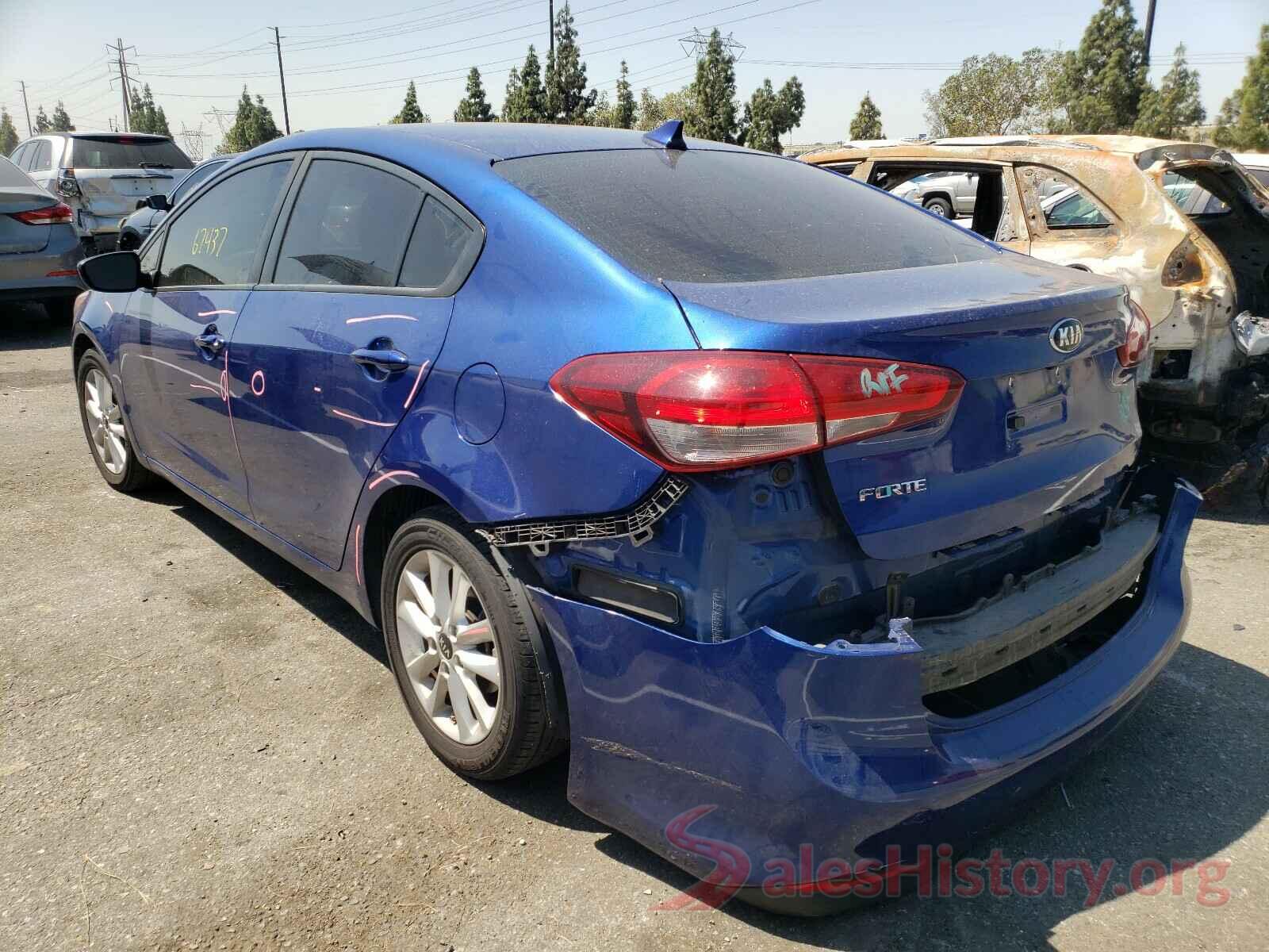 3KPFL4A79HE009352 2017 KIA FORTE