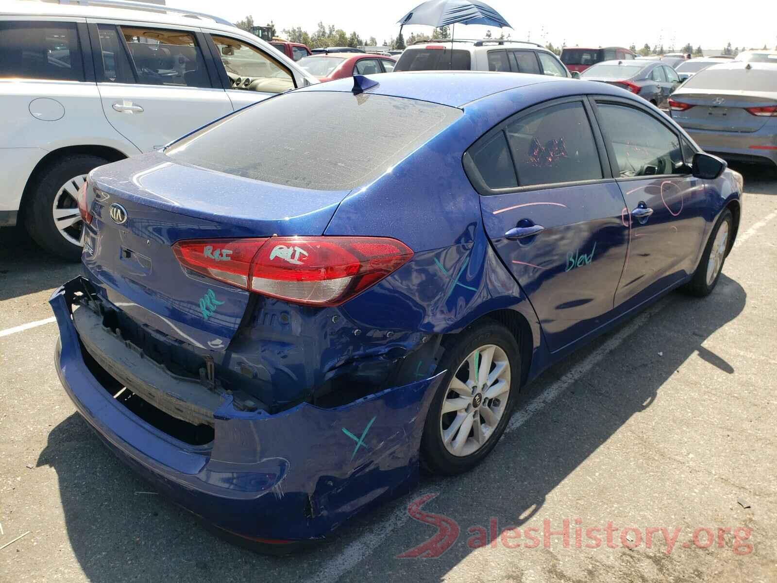 3KPFL4A79HE009352 2017 KIA FORTE