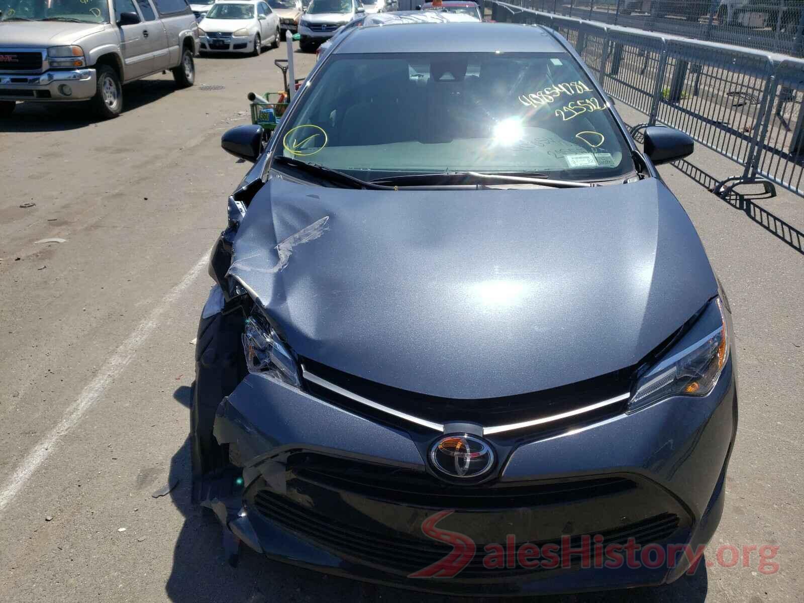 2T1BURHE1KC215512 2019 TOYOTA COROLLA