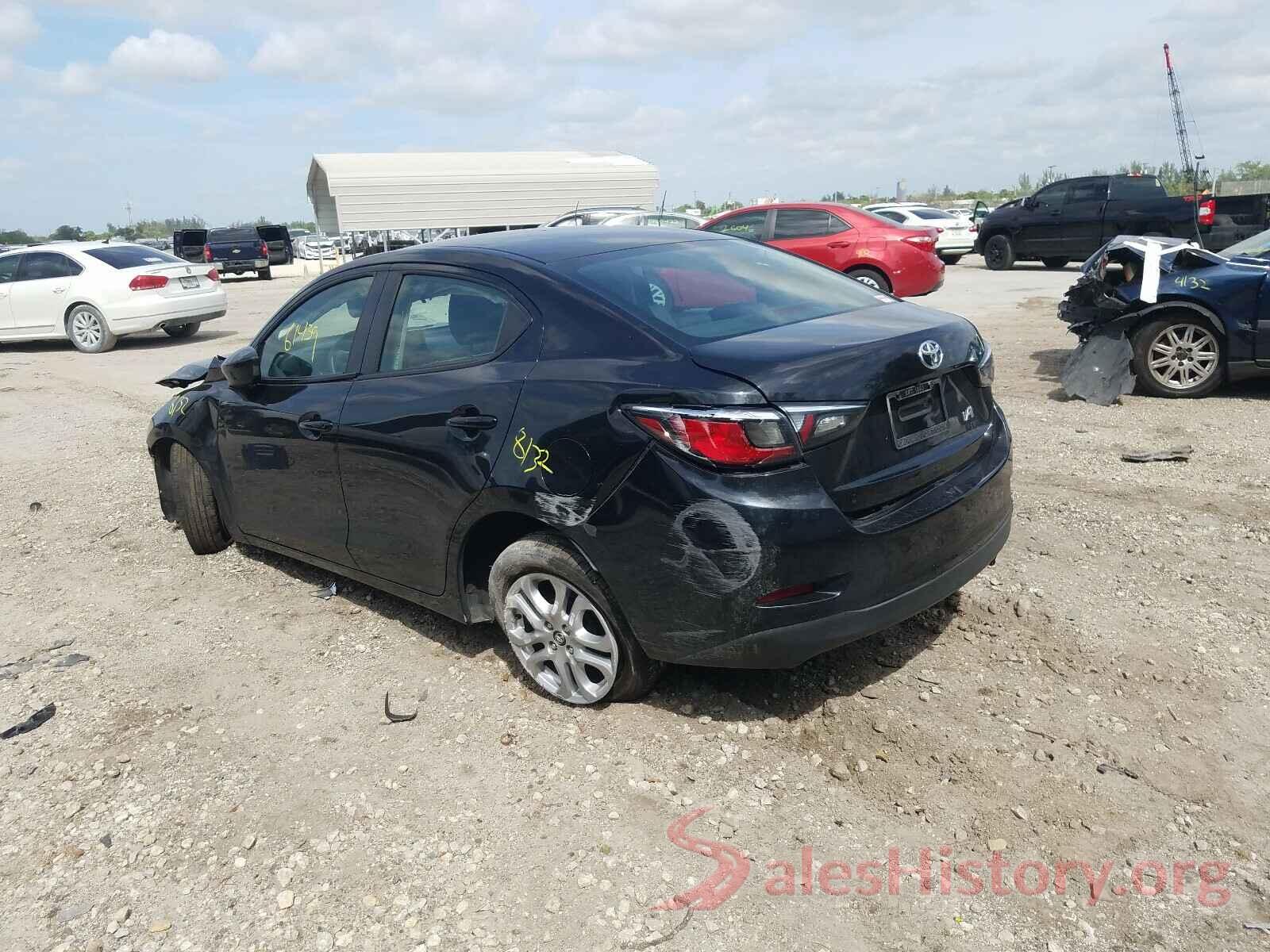 3MYDLBYV3HY159070 2017 TOYOTA YARIS