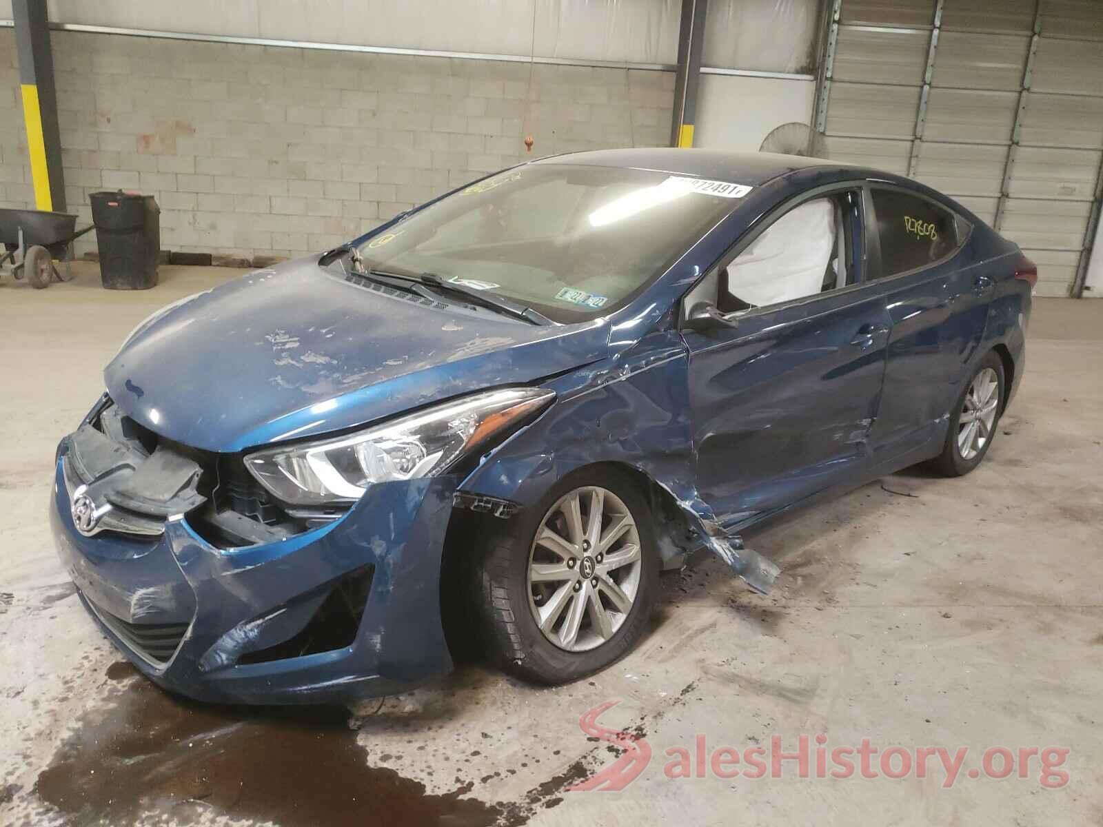 KMHDH4AE8GU586635 2016 HYUNDAI ELANTRA