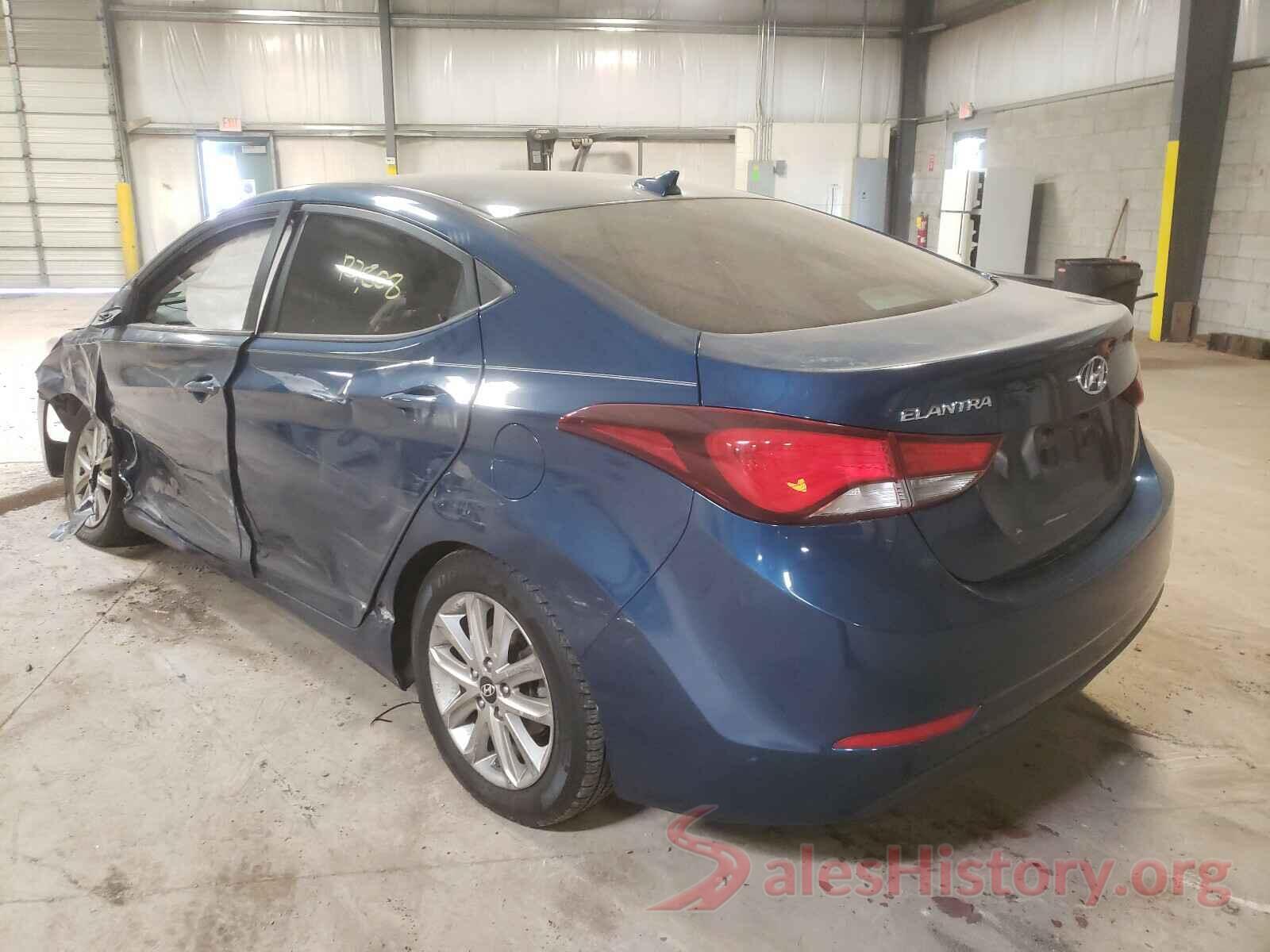 KMHDH4AE8GU586635 2016 HYUNDAI ELANTRA