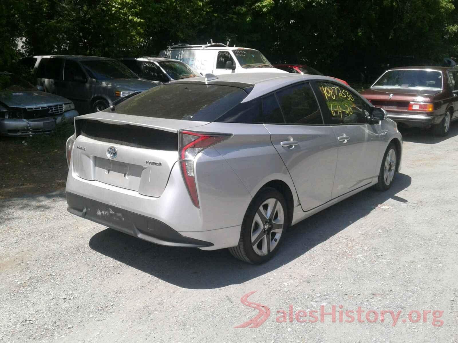 JTDKARFU7G3506387 2016 TOYOTA PRIUS