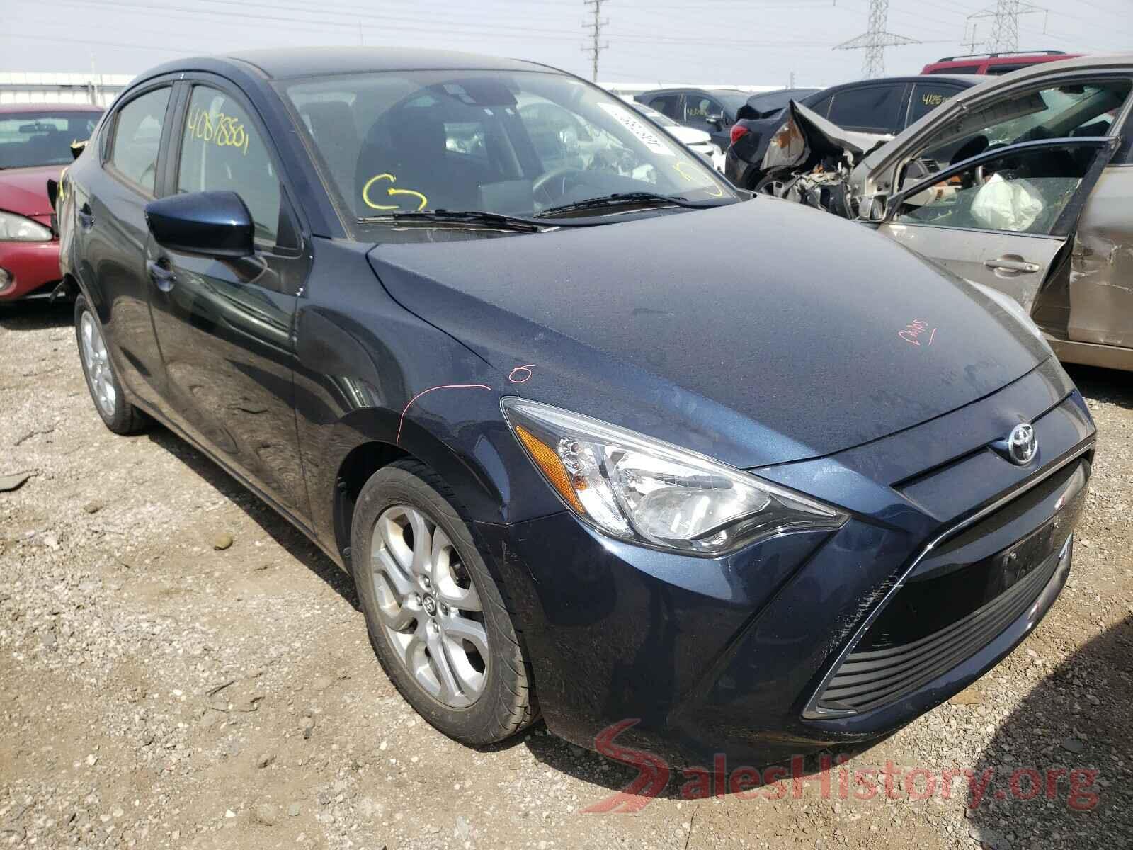 3MYDLBYV8HY177922 2017 TOYOTA YARIS