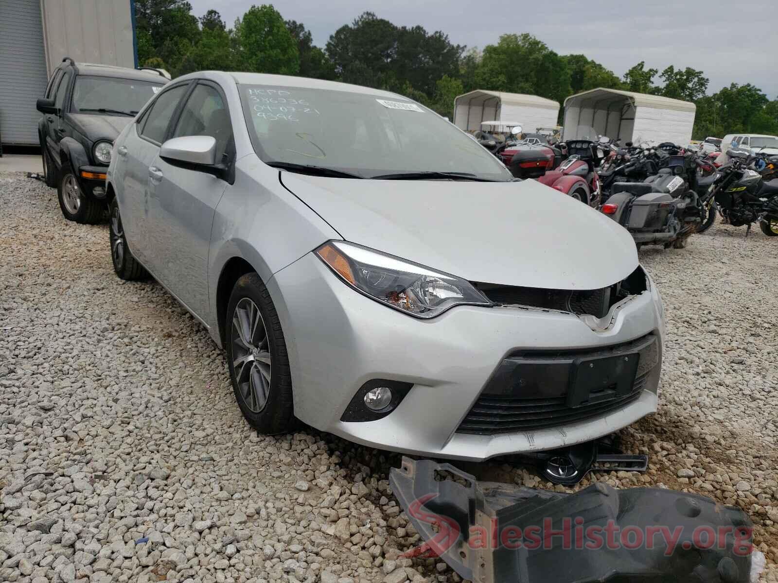 5YFBURHE3GP386236 2016 TOYOTA COROLLA